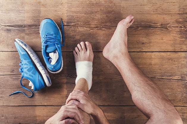 Taped Ankle
