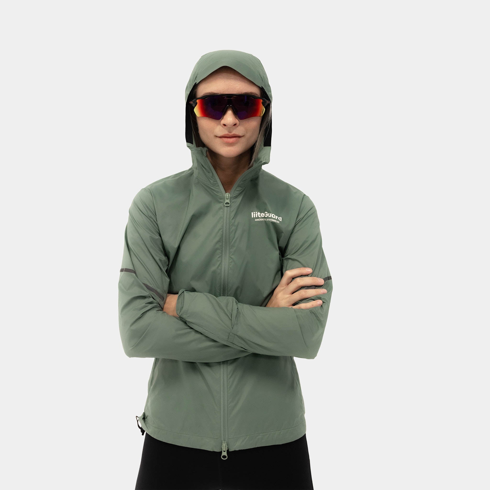 Liiteguard AERO-TECH WINDBREAKER (WOMEN) Top Grey green