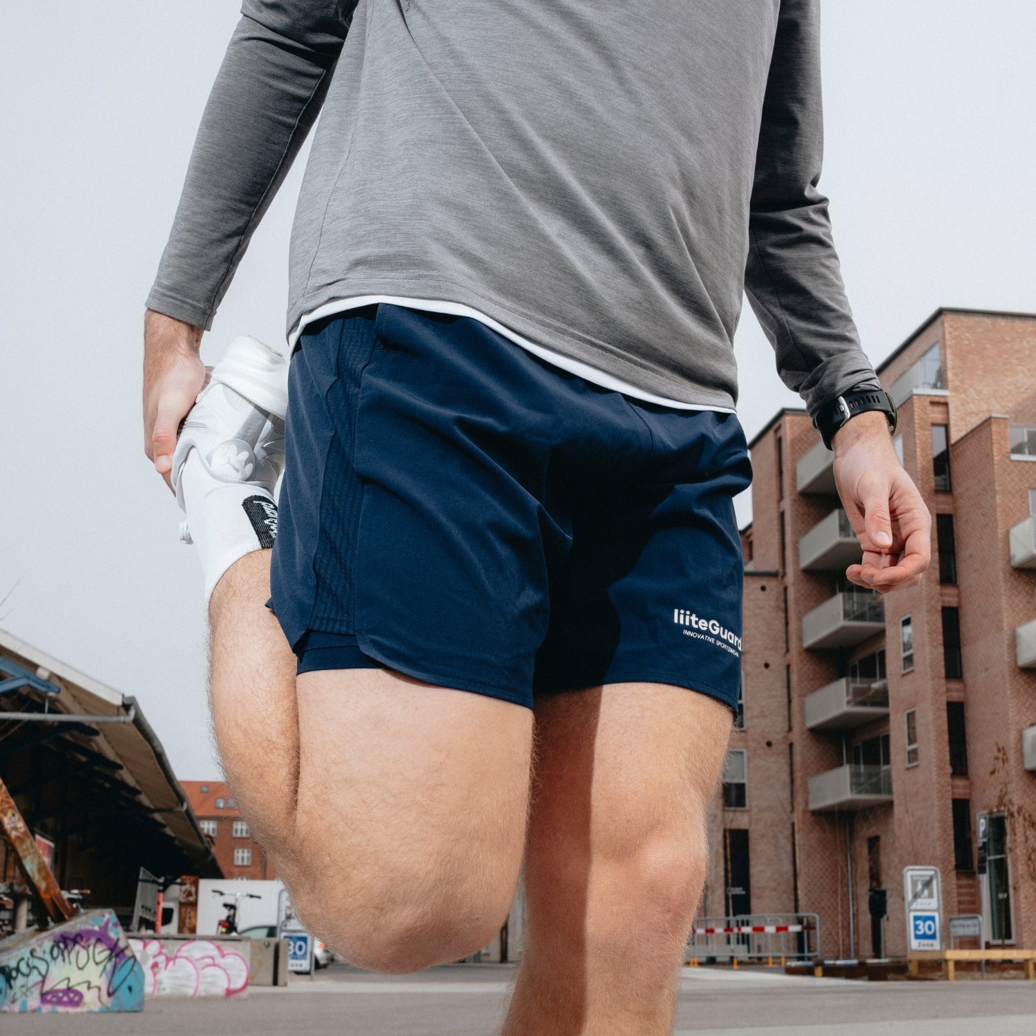 liiteGuard GLU-TECH 2IN1 SHORTS (MEN) Shorts DRESS BLUE