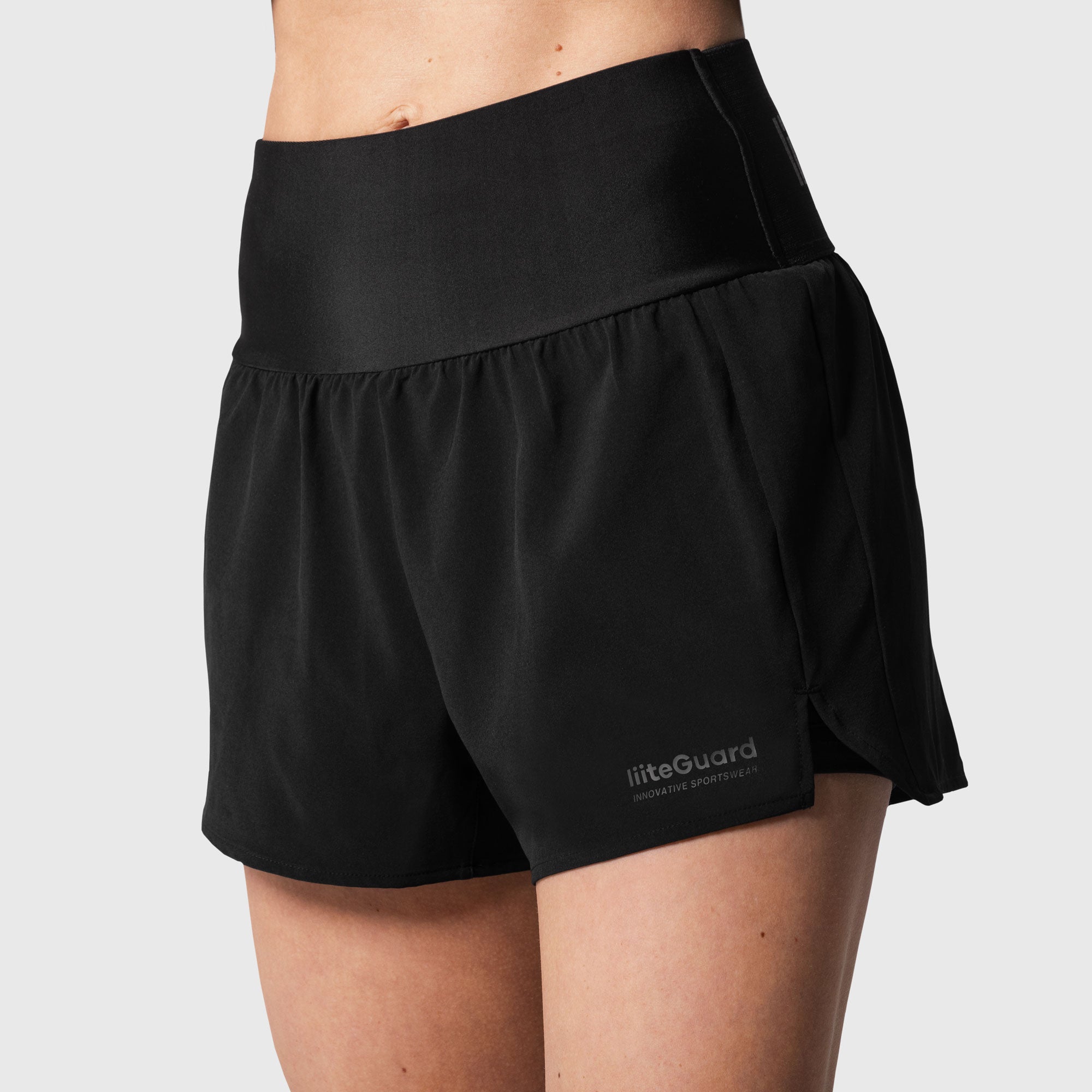 liiteGuard GLU-TECH 2IN1 SHORTS (WOMEN) Shorts BLACK