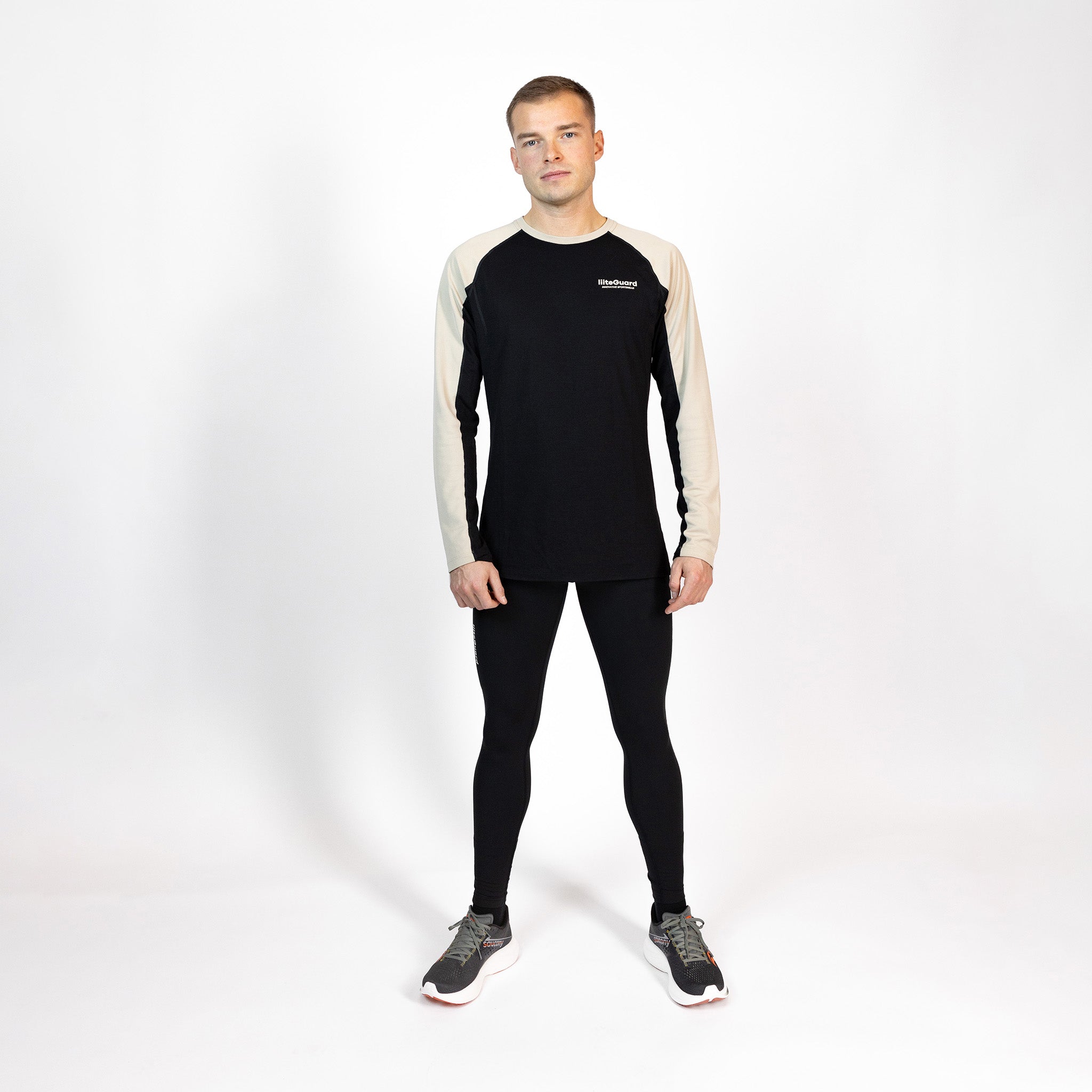 liiteGuard GLU-TECH HOT LONG TIGHTS (MEN) Long tights BLACK