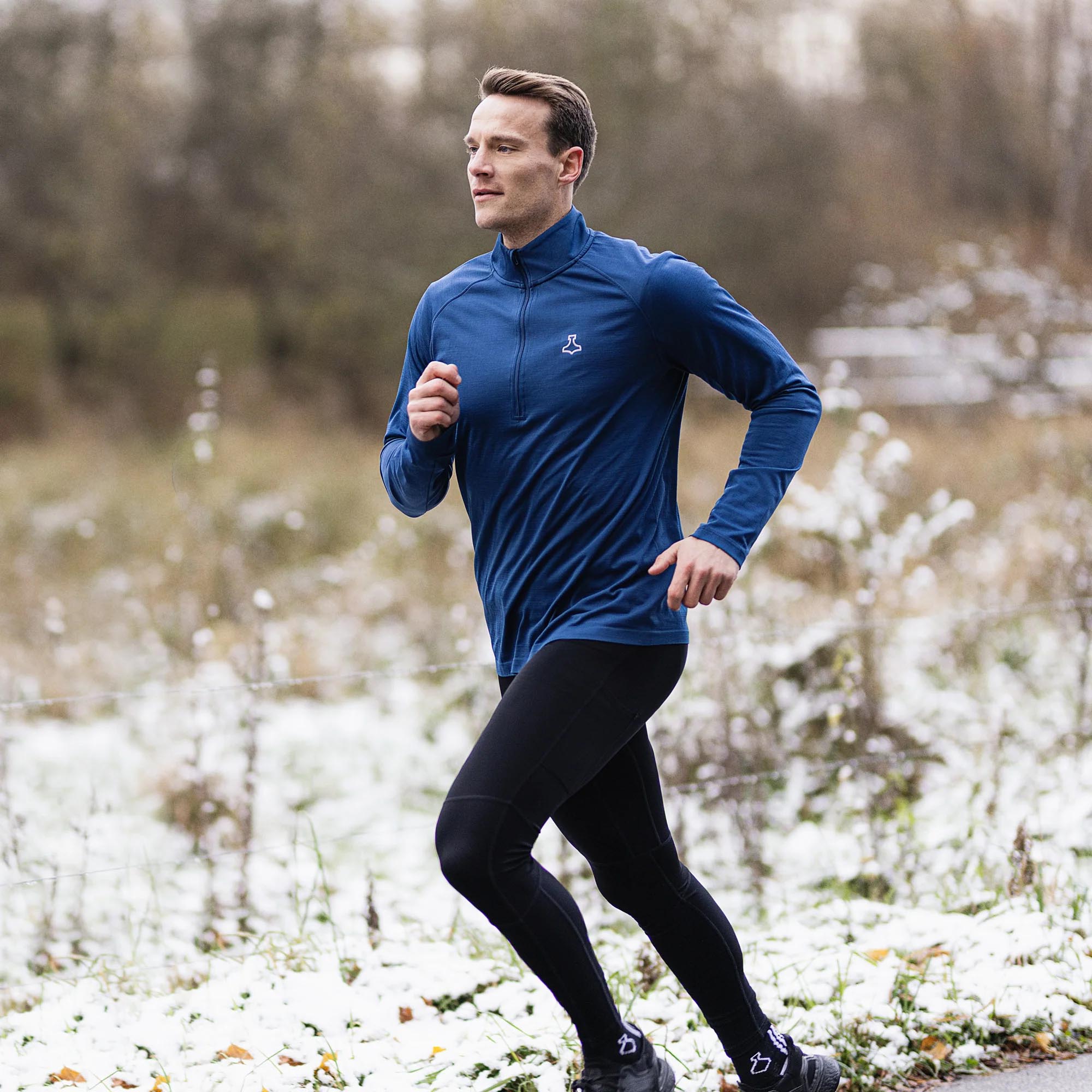 liiteGuard GLU-TECH HOT LONG TIGHTS (MEN) Long tights BLACK