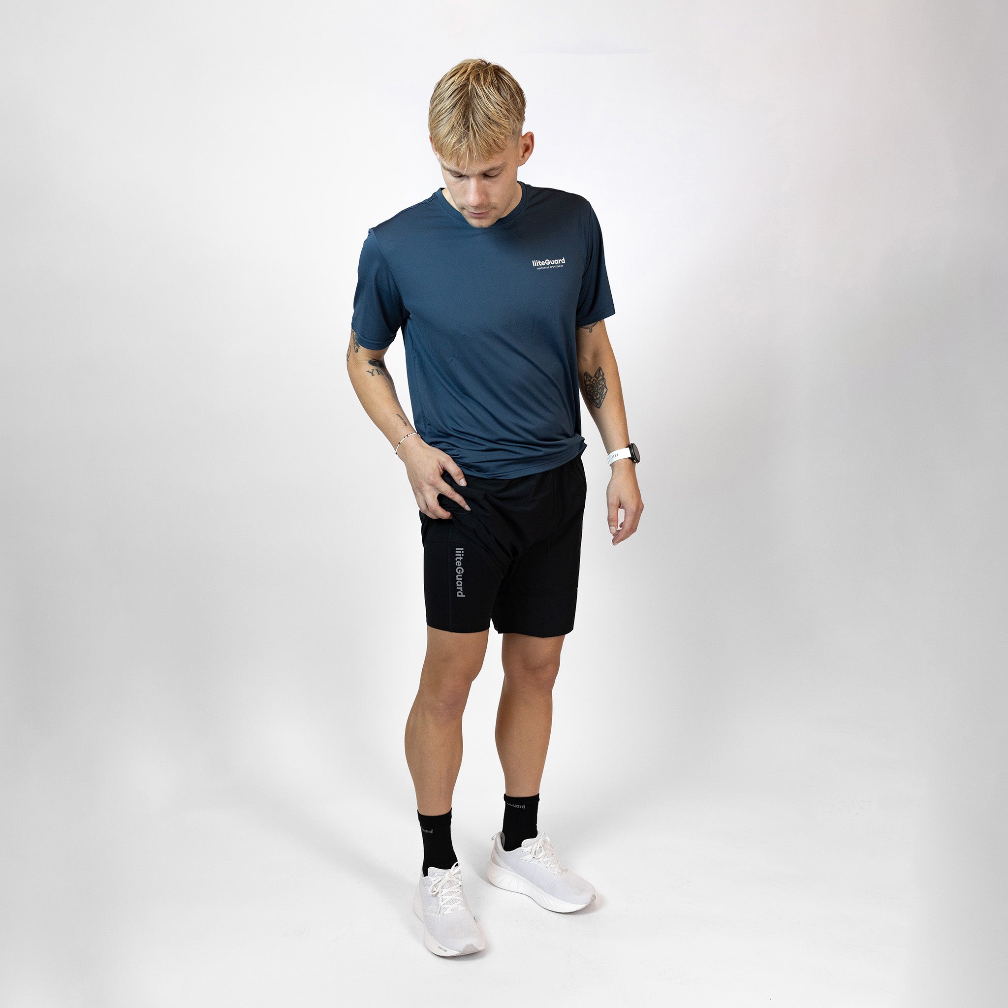 liiteGuard GLU-TECH INNER TIGHTS (MEN) Compression tights BLACK