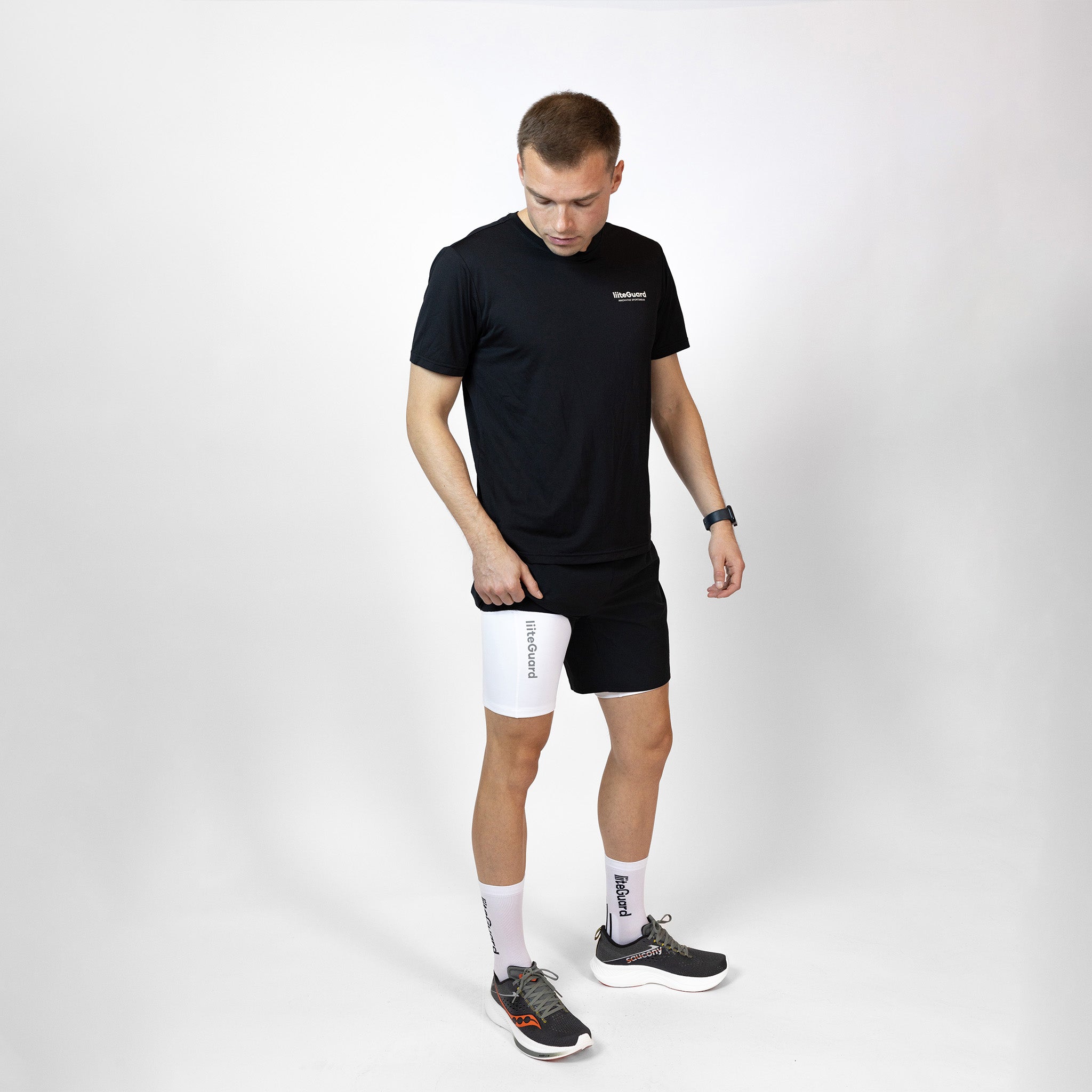 liiteGuard GLU-TECH INNER TIGHTS (MEN) Compression tights WHITE