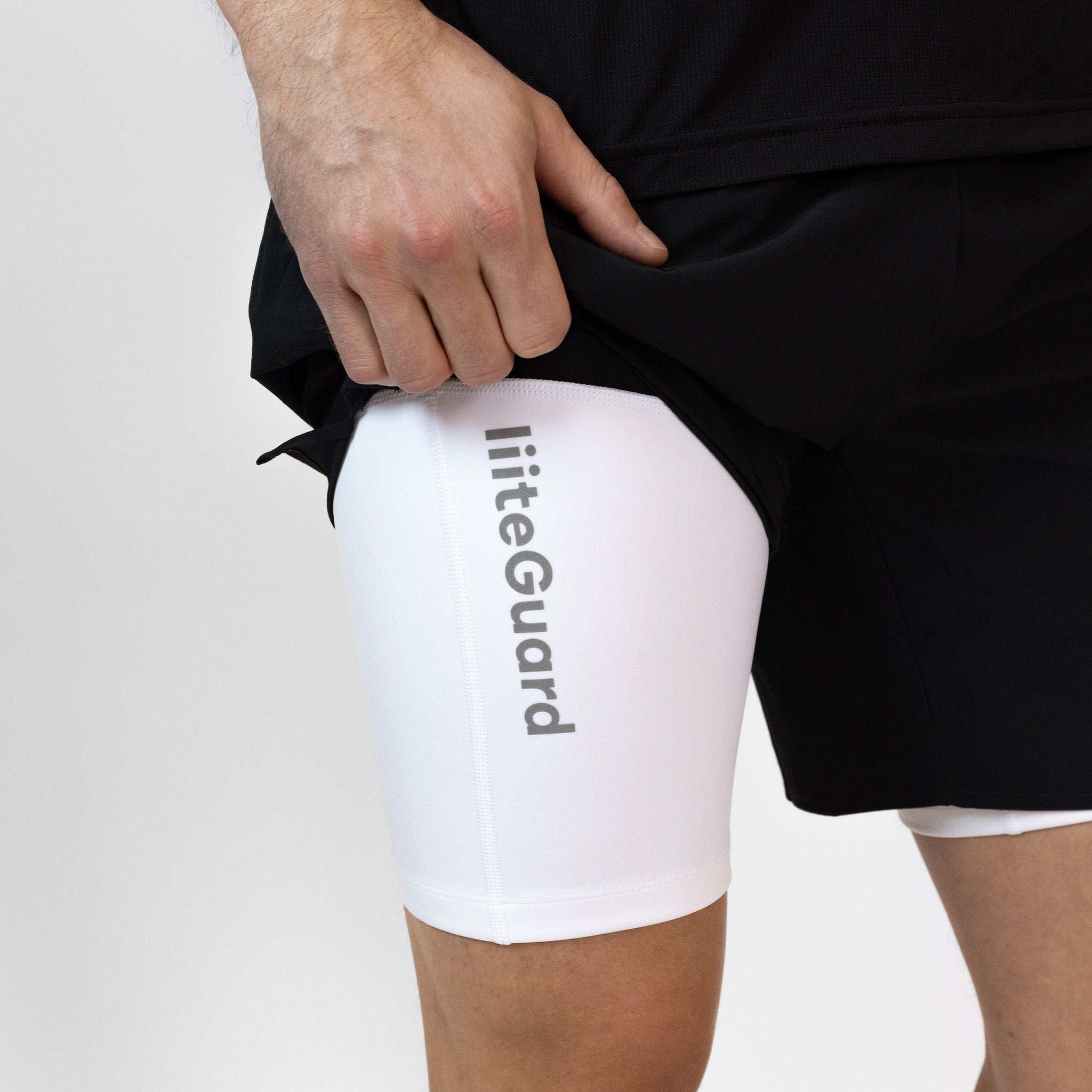 liiteGuard GLU-TECH INNER TIGHTS (MEN) Compression tights WHITE