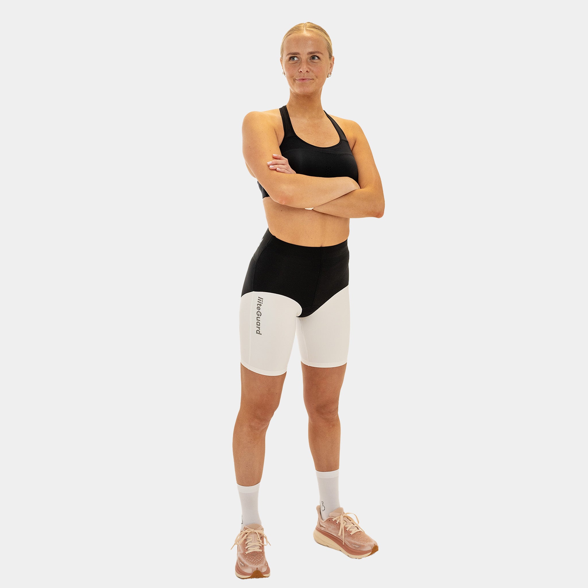 liiteGuard GLU-TECH INNER TIGHTS (WOMEN) Compression tights WHITE