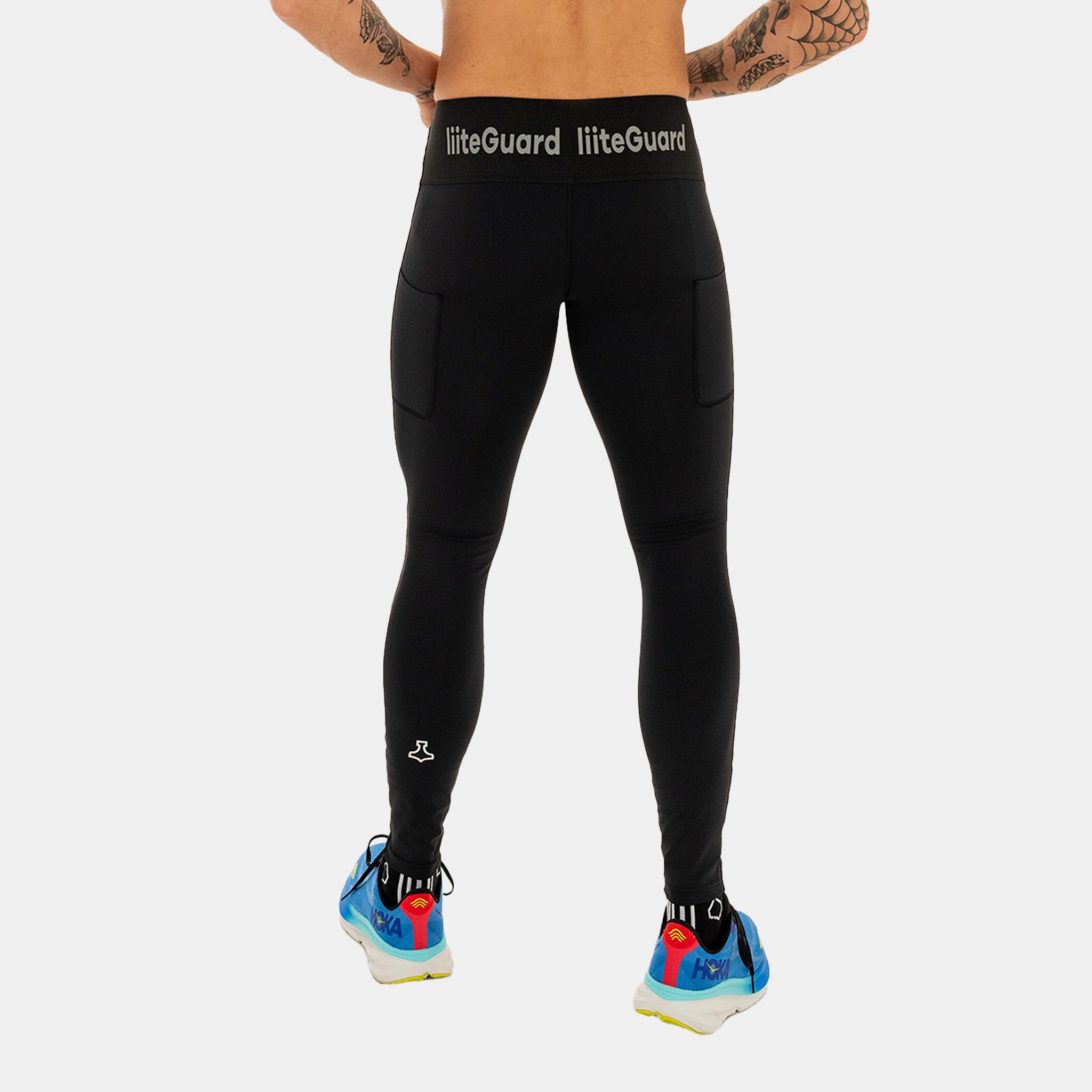 liiteGuard GLU-TECH LONG TIGHTS (MEN) Long tights BLACK