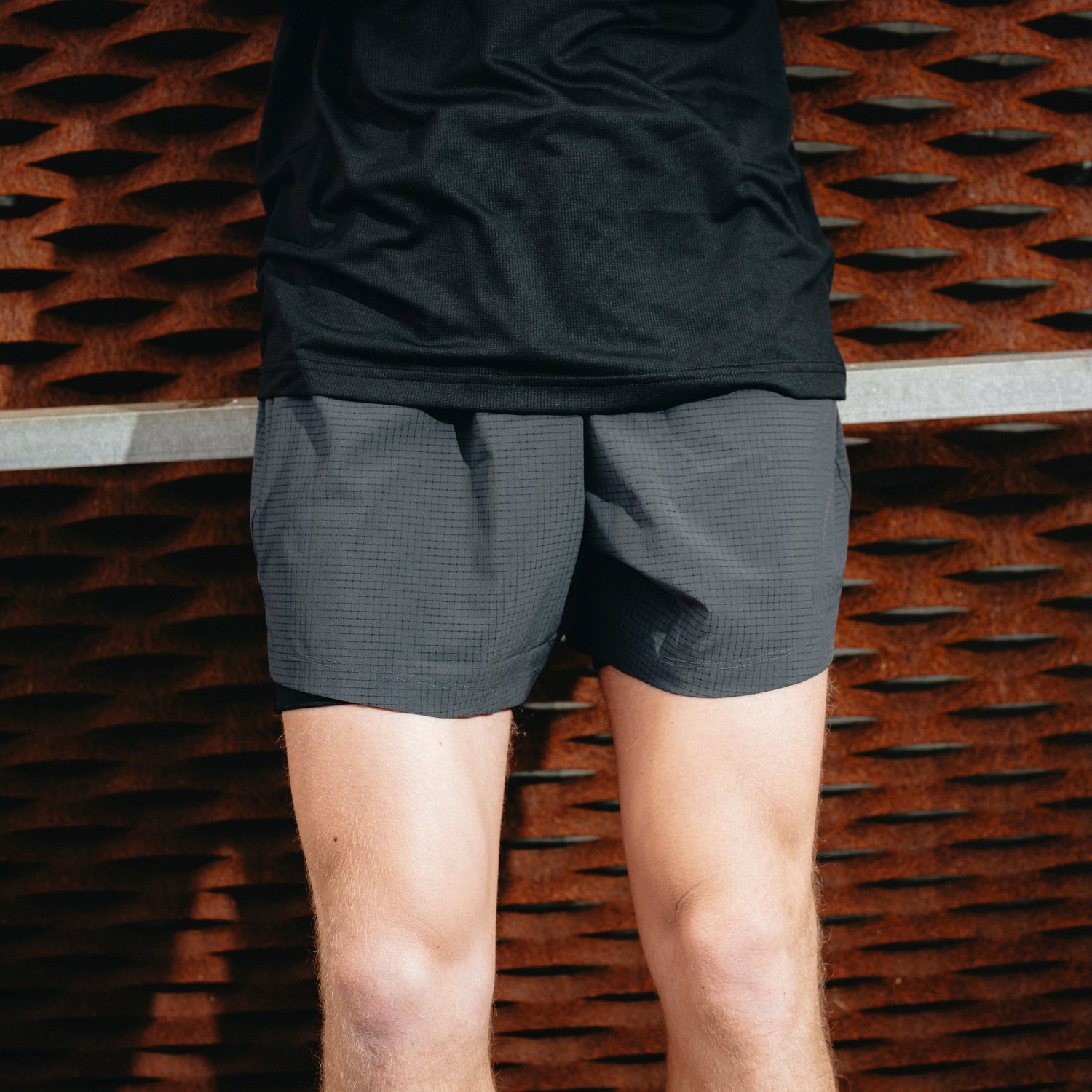 liiteGuard GLU-TECH RUNNING 2IN1 SHORTS (MEN) Shorts Ebony