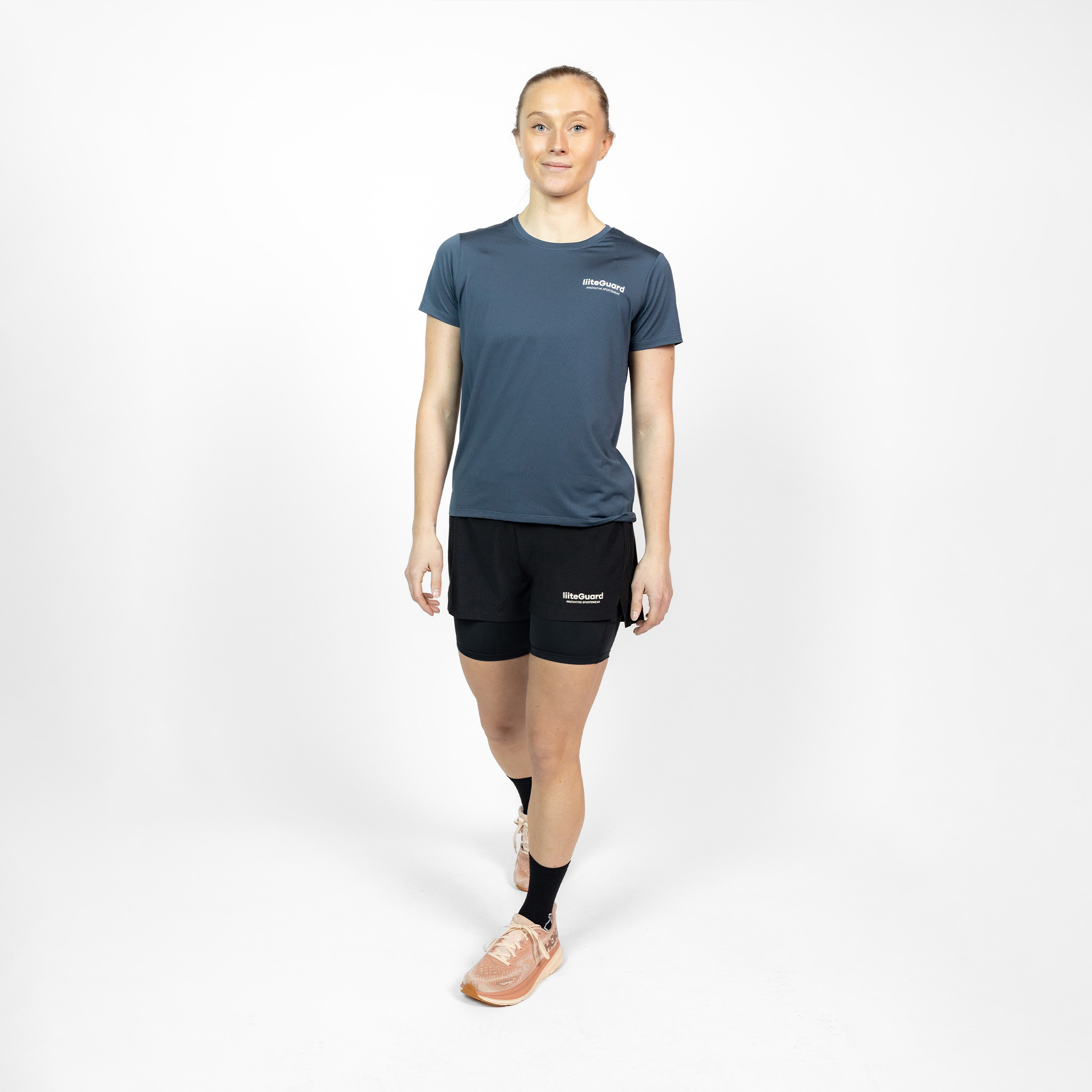 liiteGuard GLU-TECH RUNNING 2IN1 SHORTS (WOMEN) Shorts BLACK