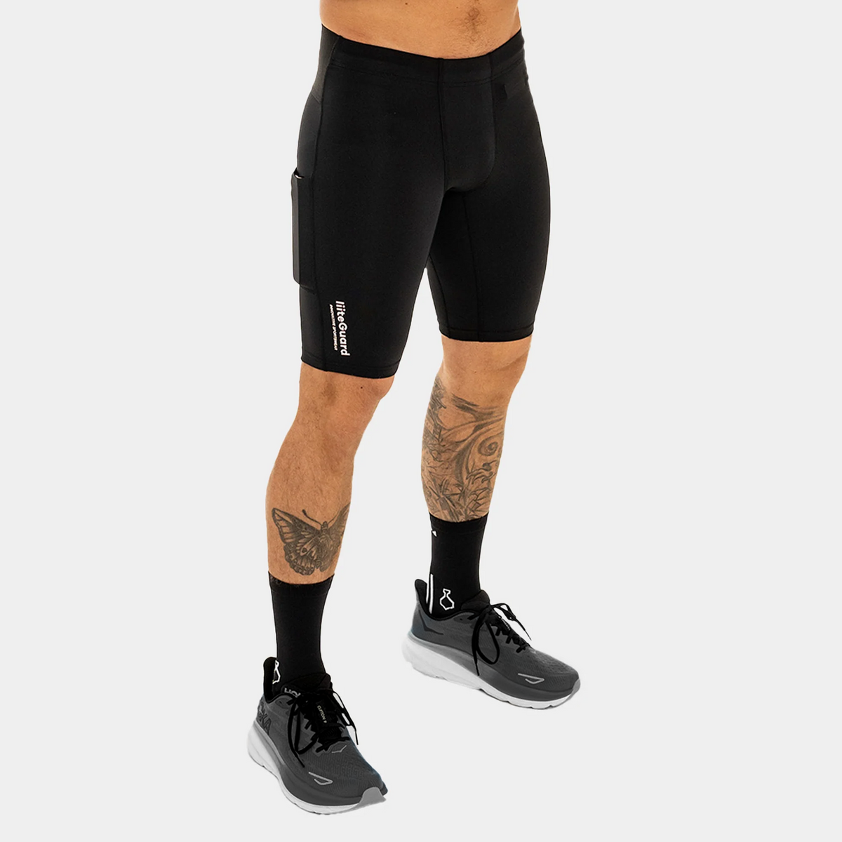 liiteGuard GLU-TECH SHORT TIGHTS (MEN) Short tights BLACK