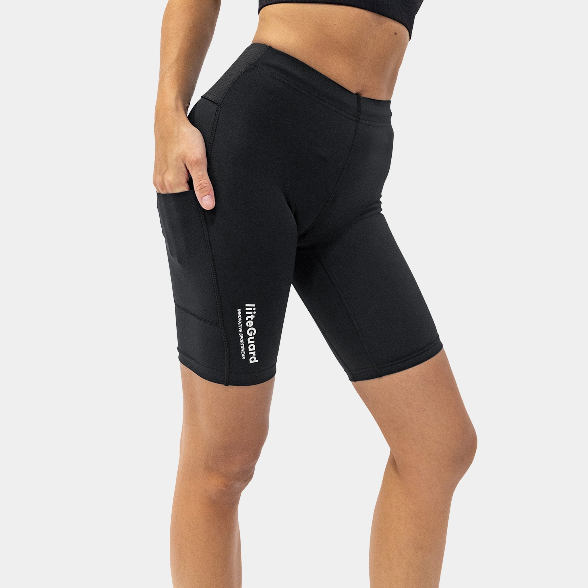 liiteGuard GLU-TECH SHORT TIGHTS (WOMEN) Short tights BLACK