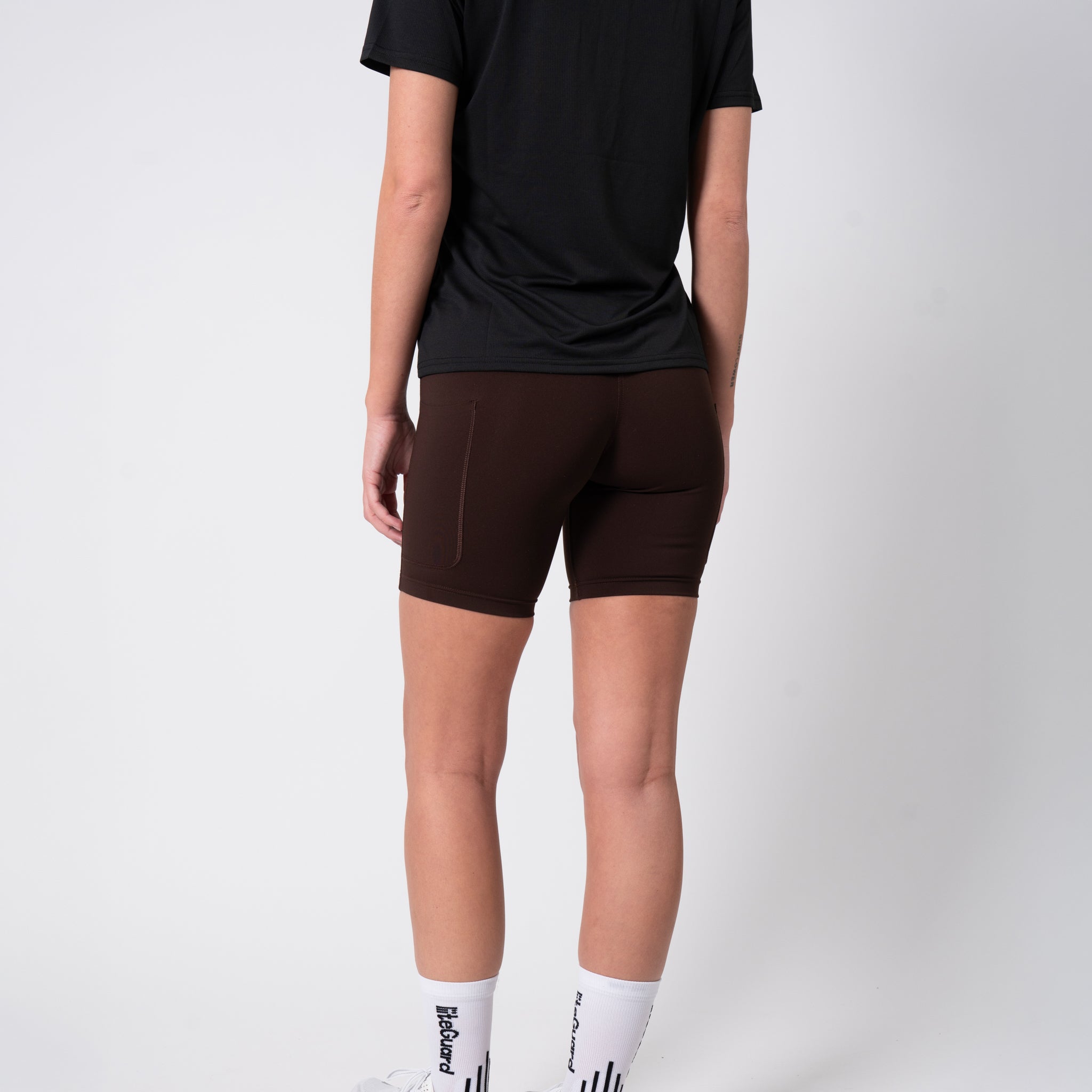 liiteGuard GLU-TECH TRAINING SHORT TIGHTS (WOMEN) Short tights Coffee Bean