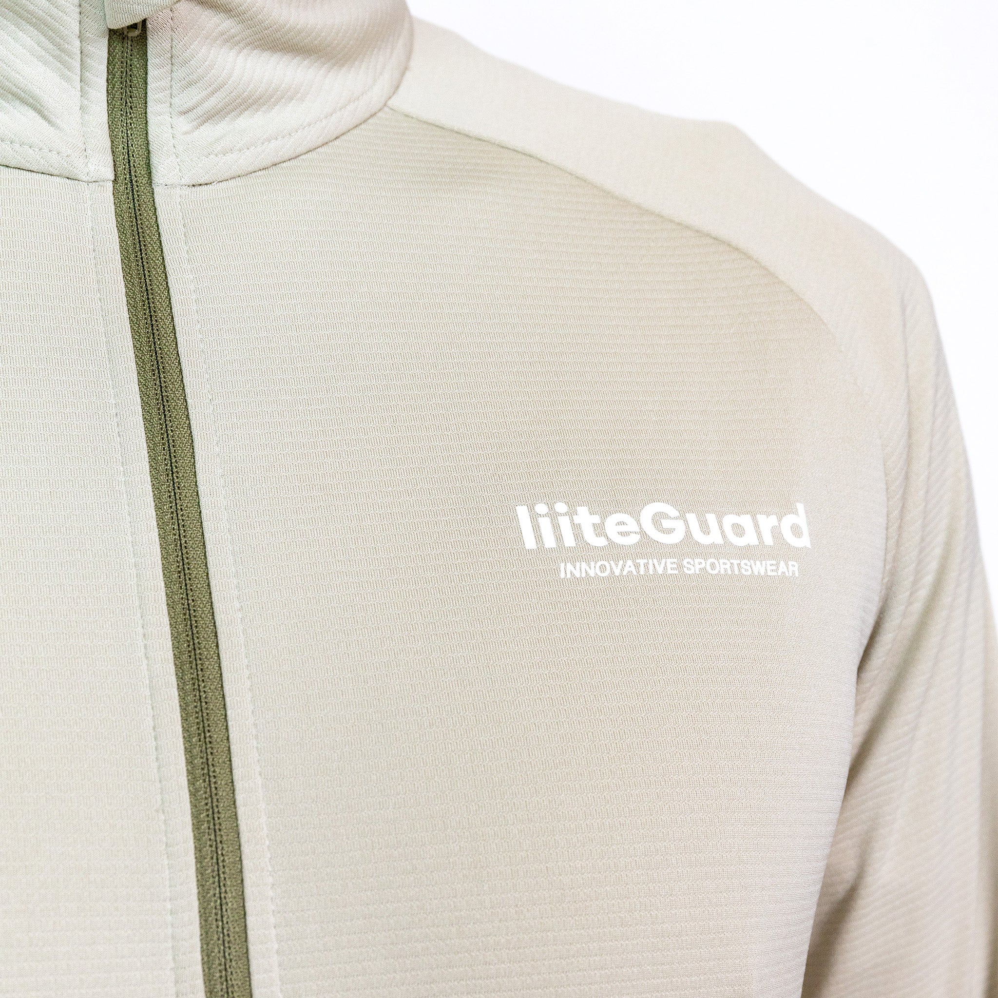 liiteGuard GROUND-TECH 1/4 ZIP SHIRT (MEN) Zippers Beige
