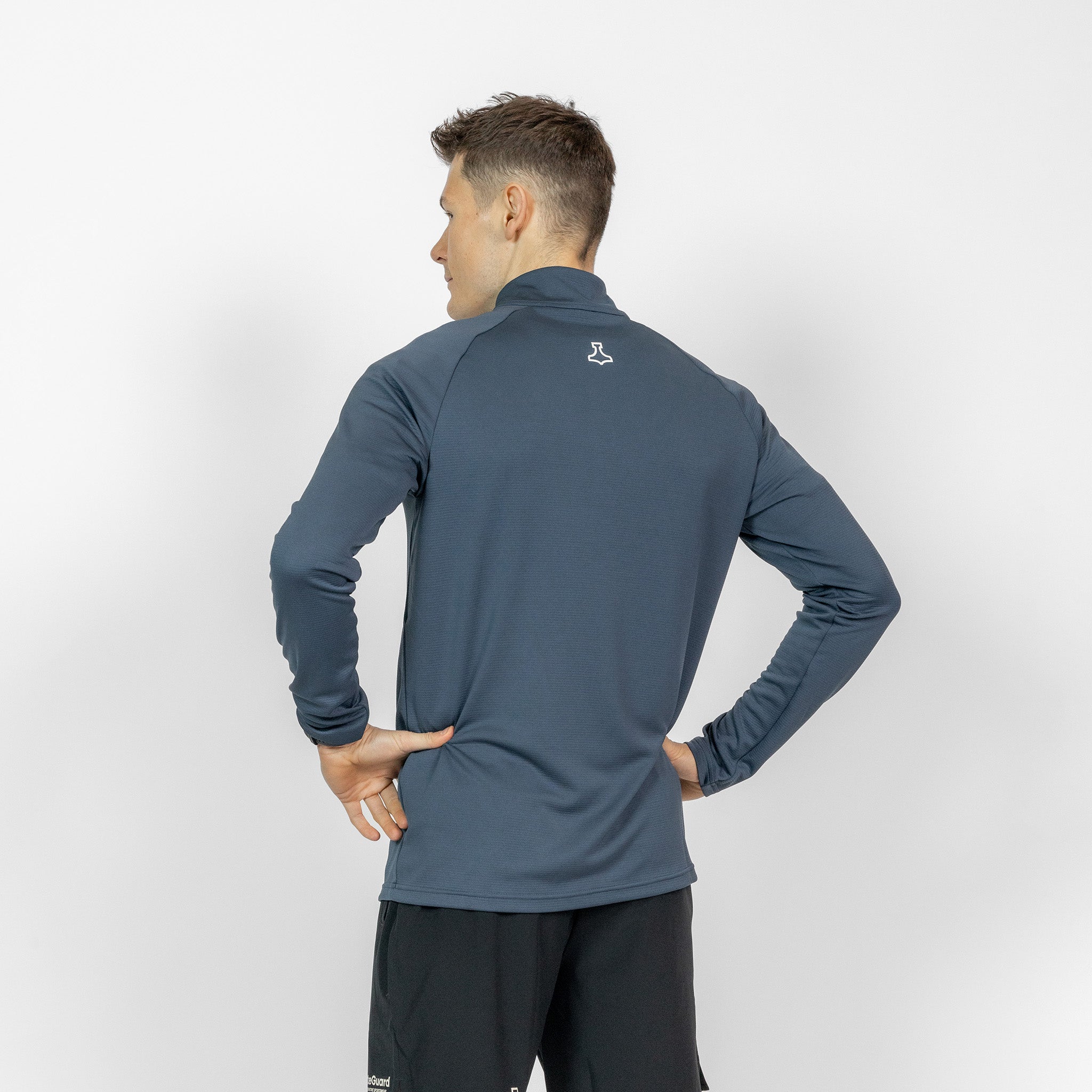 liiteGuard GROUND-TECH 1/4 ZIP SHIRT (MEN) Zippers Dark Navy Blue