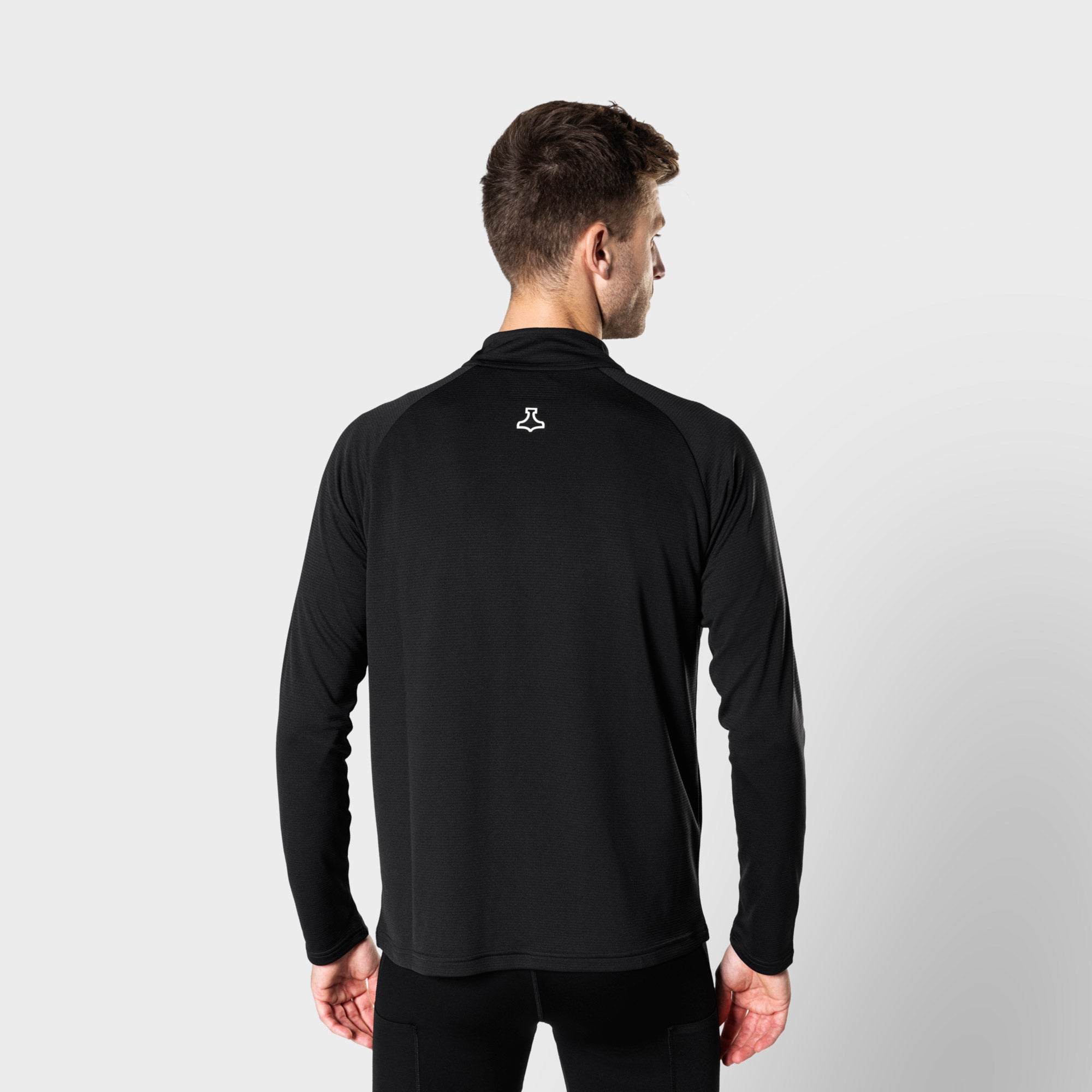 liiteGuard GROUND-TECH 1/4 ZIP SHIRT (MEN) Zippers BLACK