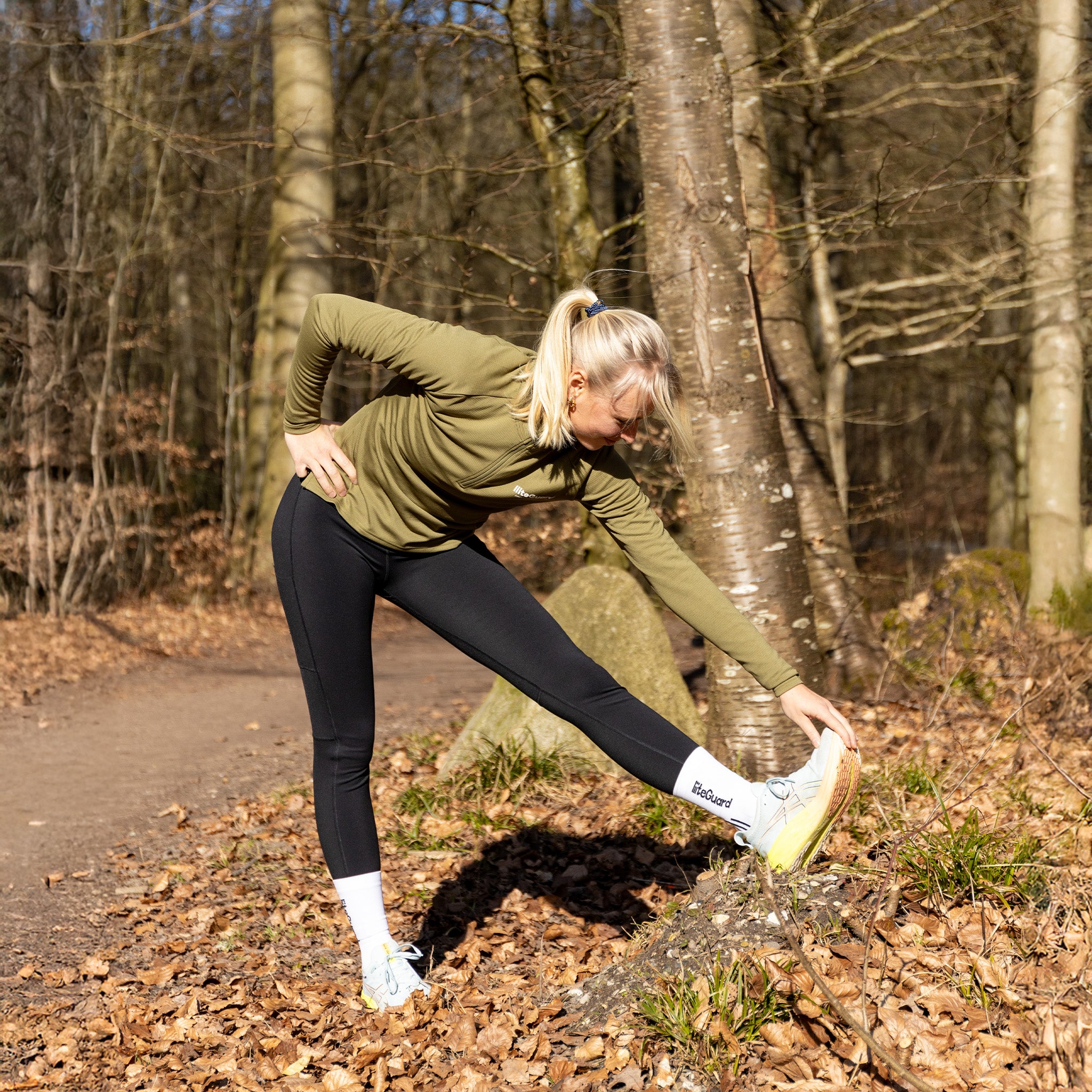 liiteGuard GROUND-TECH 1/4 ZIP SHIRT (WOMEN) Zippers Dusty Green