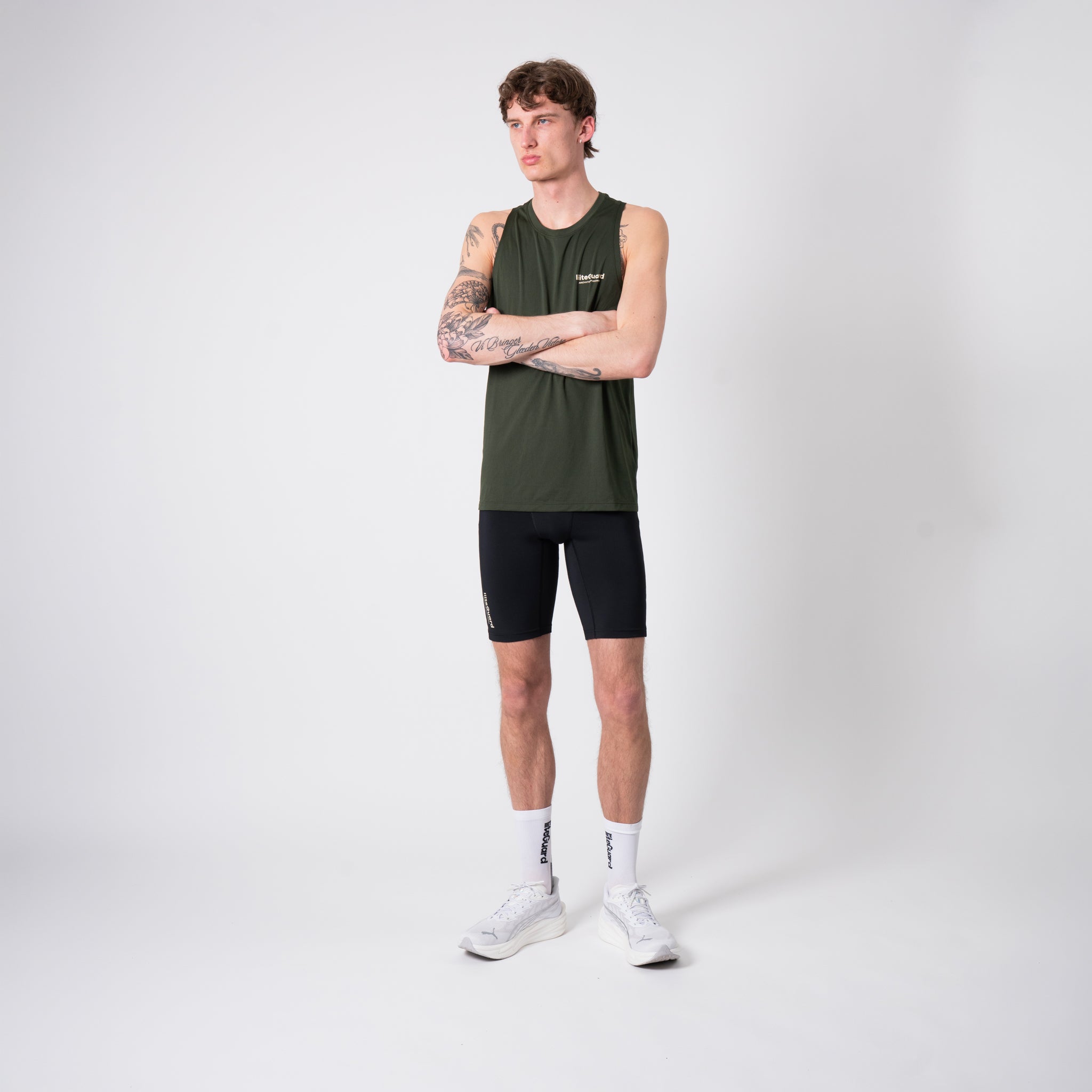 liiteGuard GROUND-TECH SINGLET (MEN) Singlet Army green