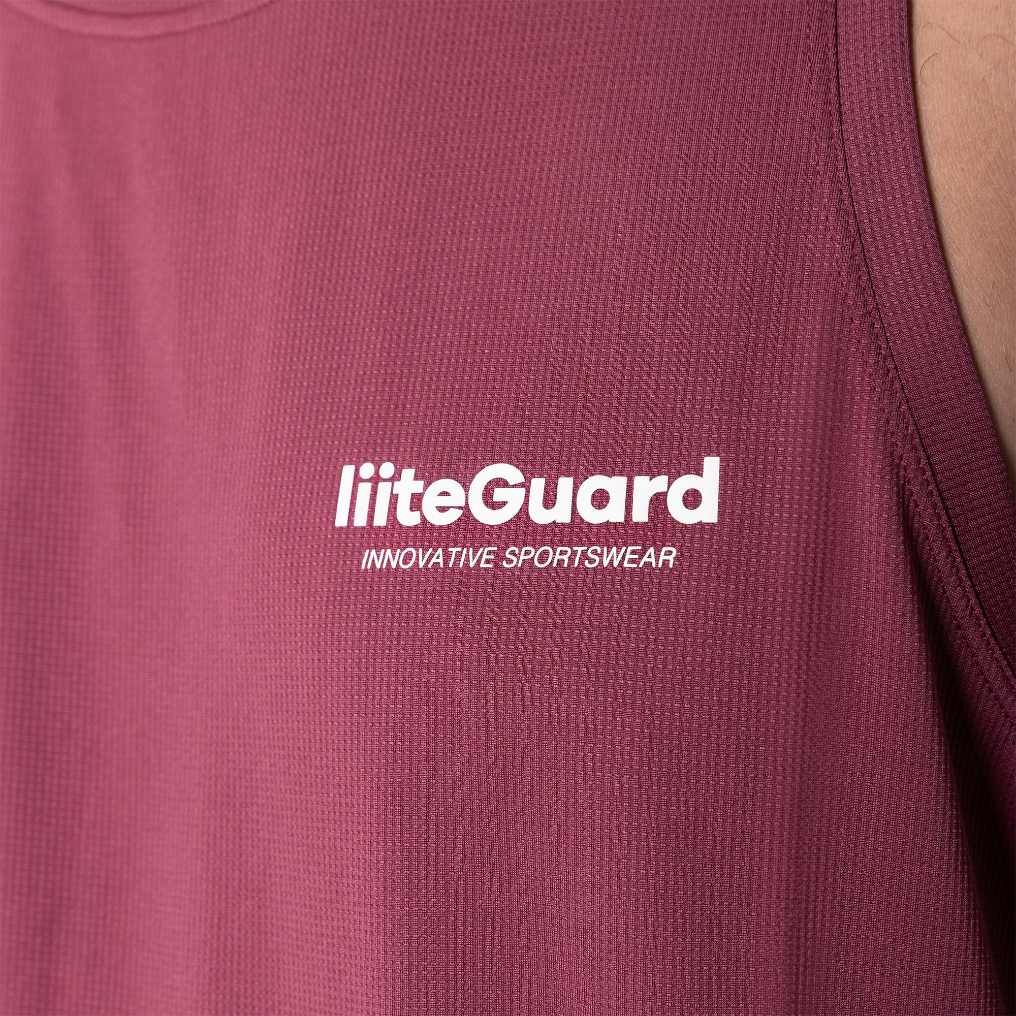liiteGuard GROUND-TECH SINGLET (MEN) Singlet Bordeaux