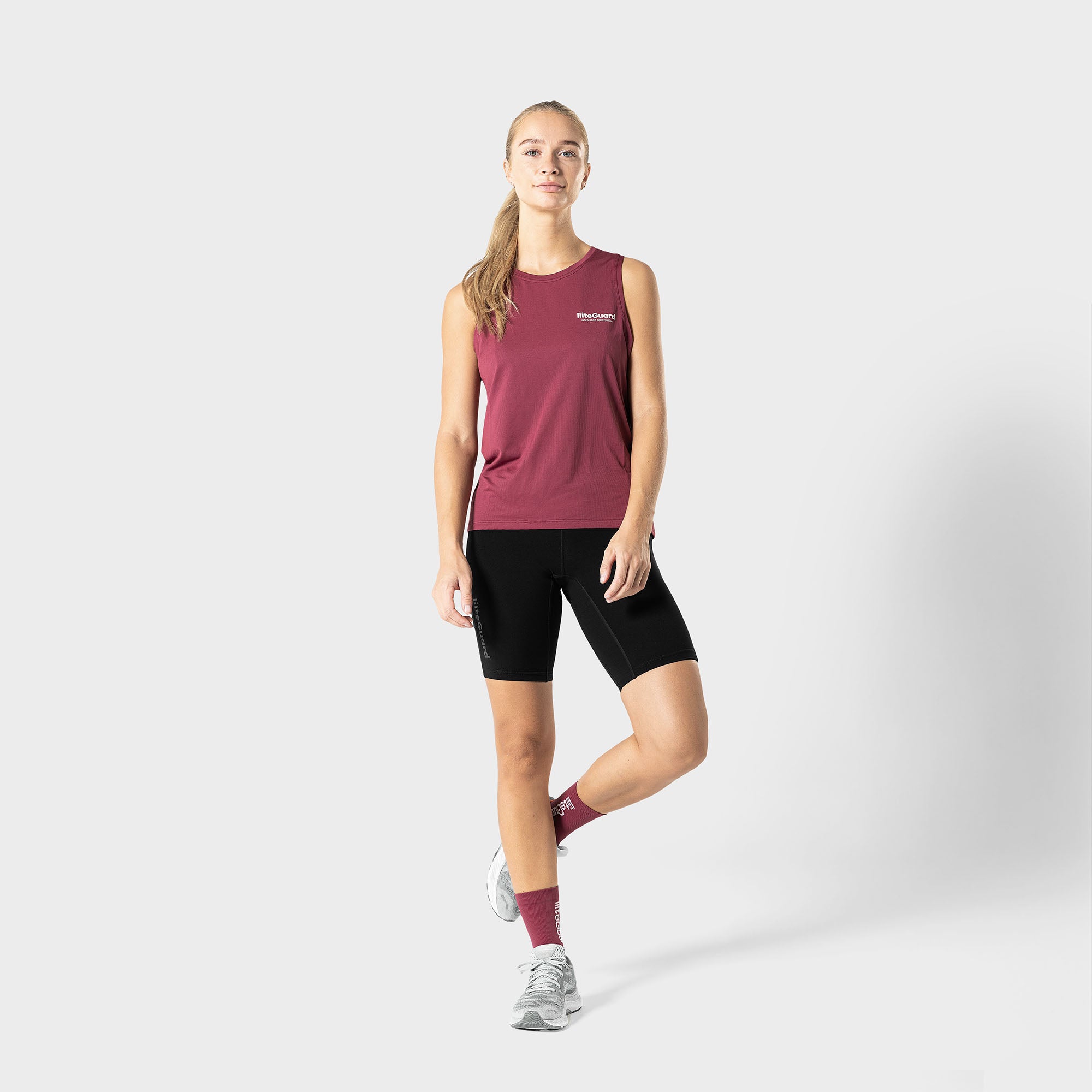 liiteGuard GROUND-TECH SINGLET (WOMEN) Singlet Bordeaux