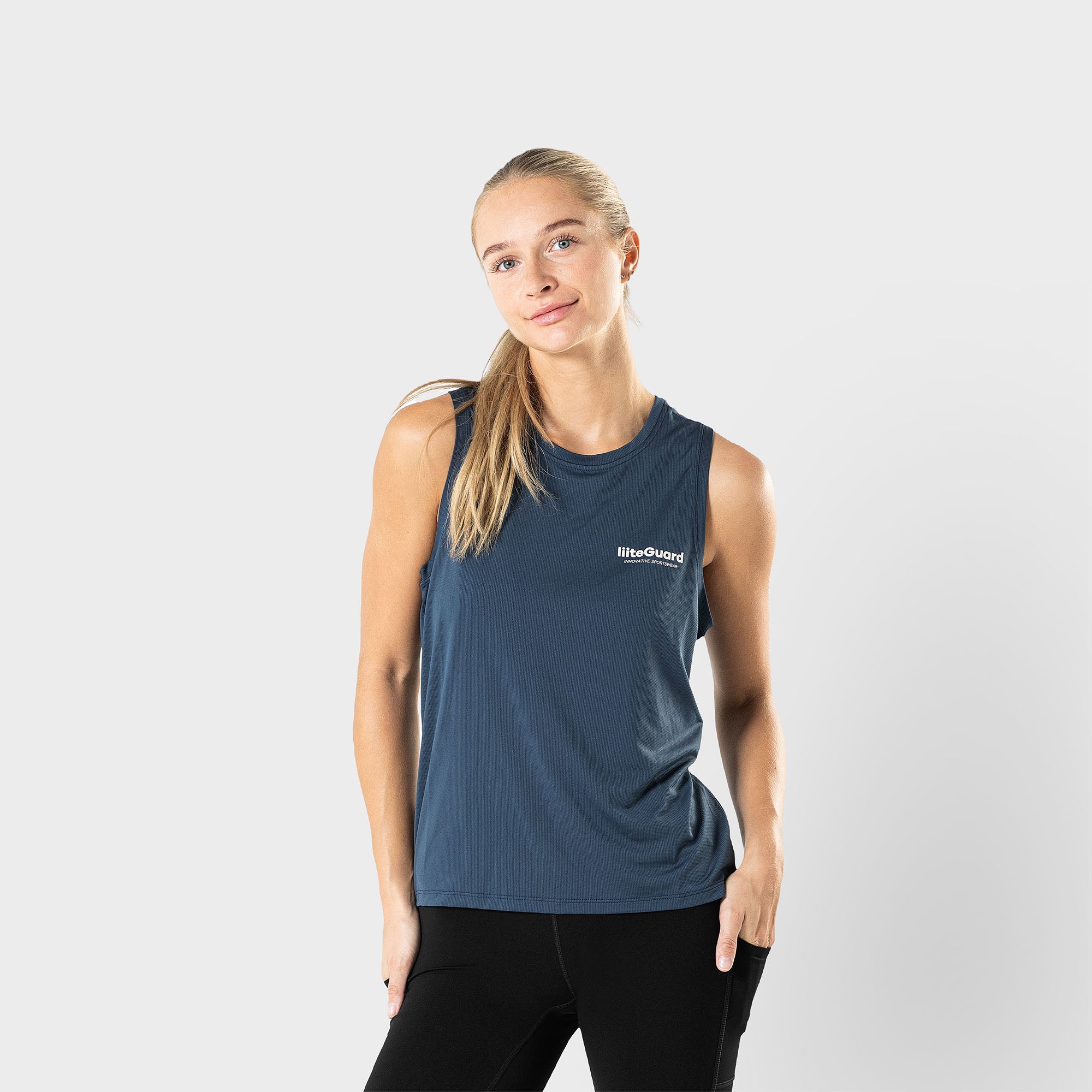 liiteGuard GROUND-TECH SINGLET (WOMEN) Singlet Dark Navy Blue