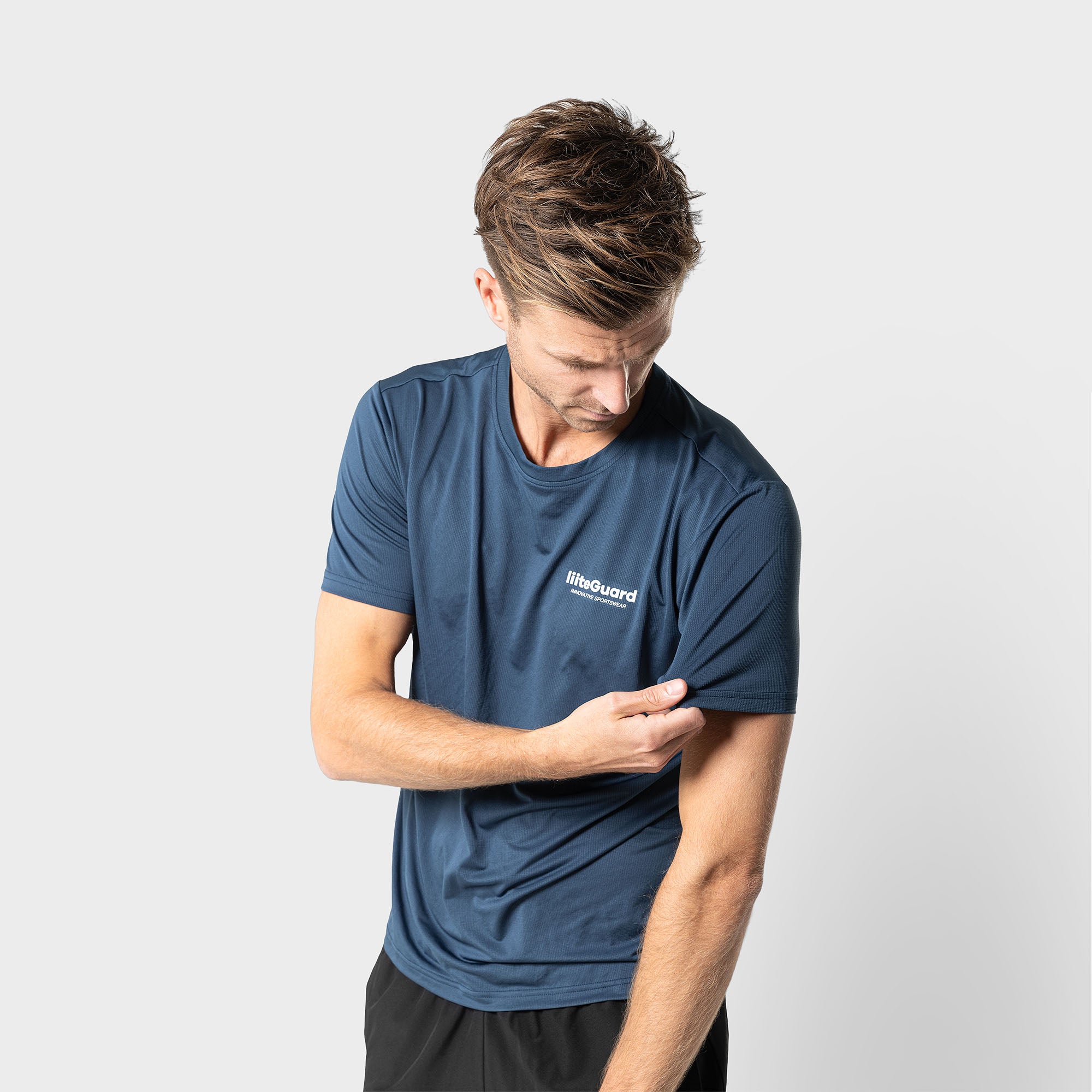 liiteGuard GROUND-TECH T-SHIRT (MEN) T-shirts Dark Navy Blue