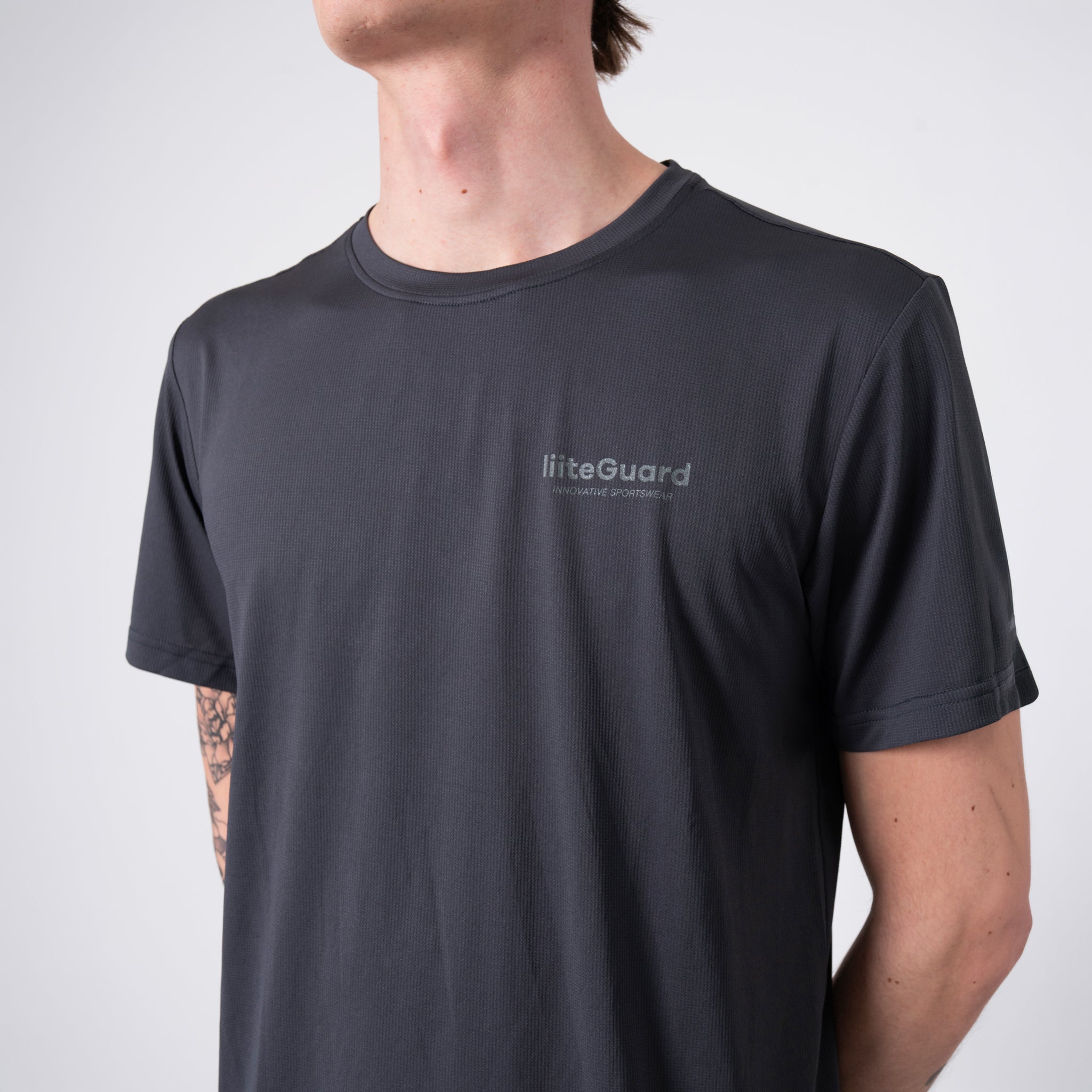 liiteGuard GROUND-TECH T-SHIRT (MEN) T-shirts Ebony/Dark Grey