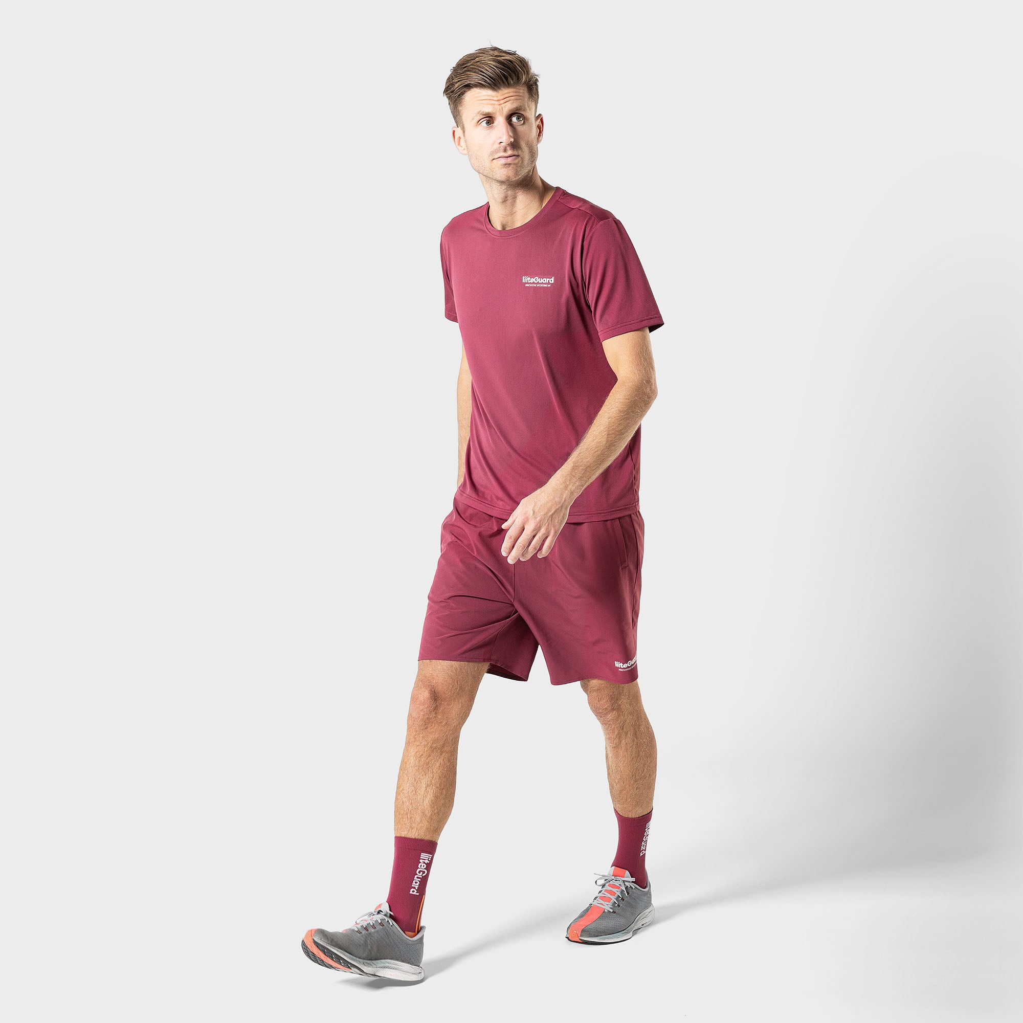 liiteGuard GROUND-TECH T-SHIRT (MEN) T-shirts Bordeaux
