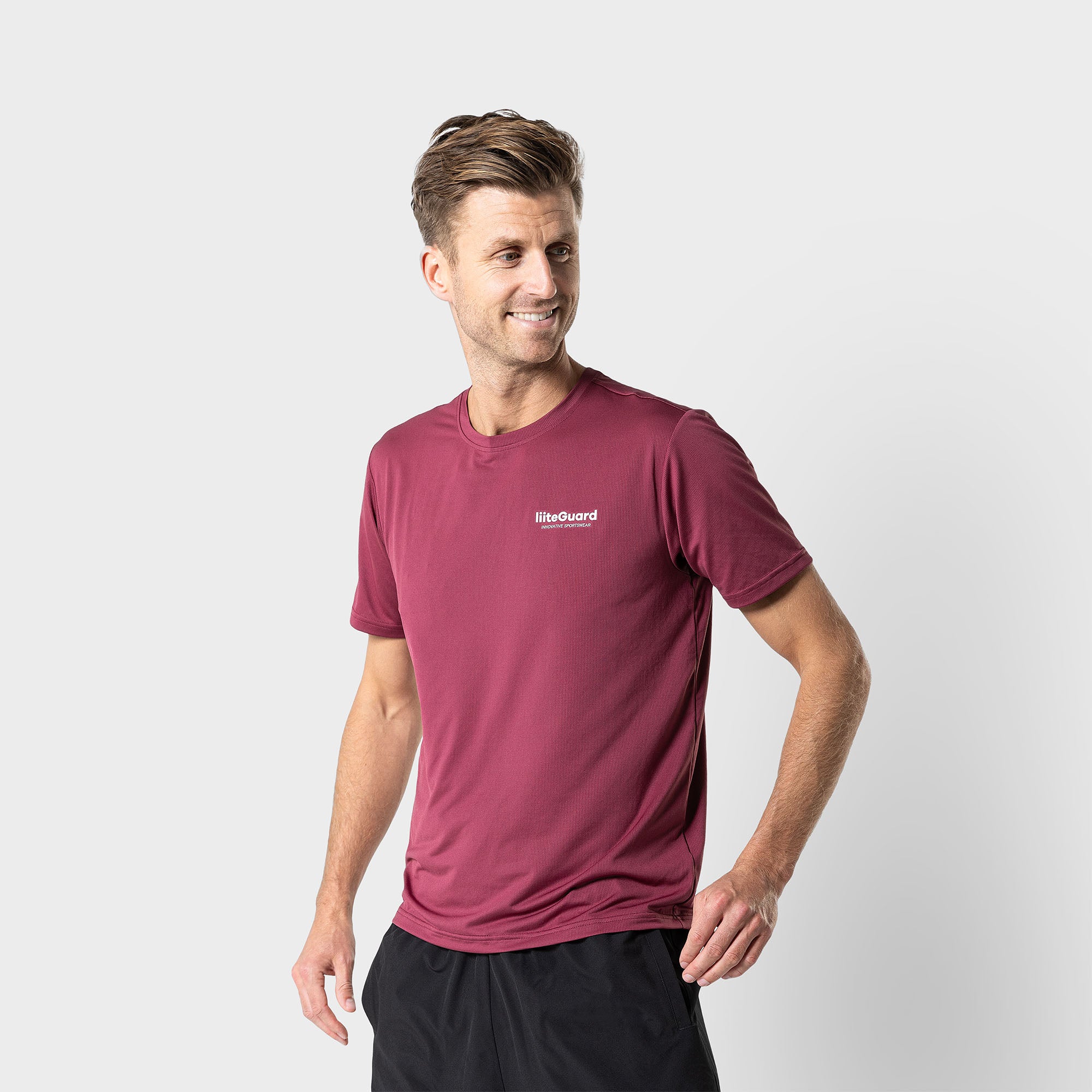 liiteGuard GROUND-TECH T-SHIRT (MEN) T-shirts Bordeaux