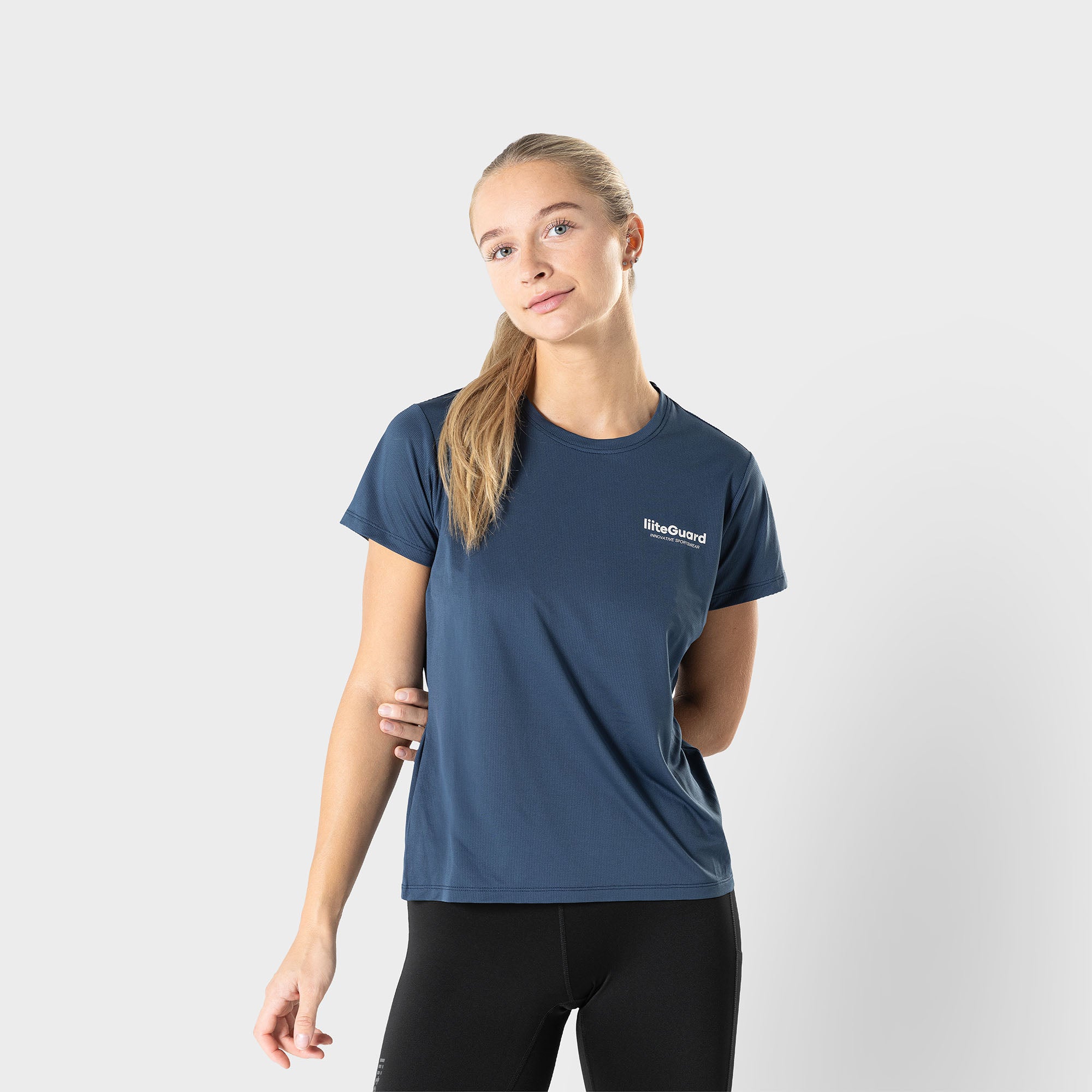 liiteGuard GROUND-TECH T-SHIRT (WOMEN) T-shirts Dark Navy Blue