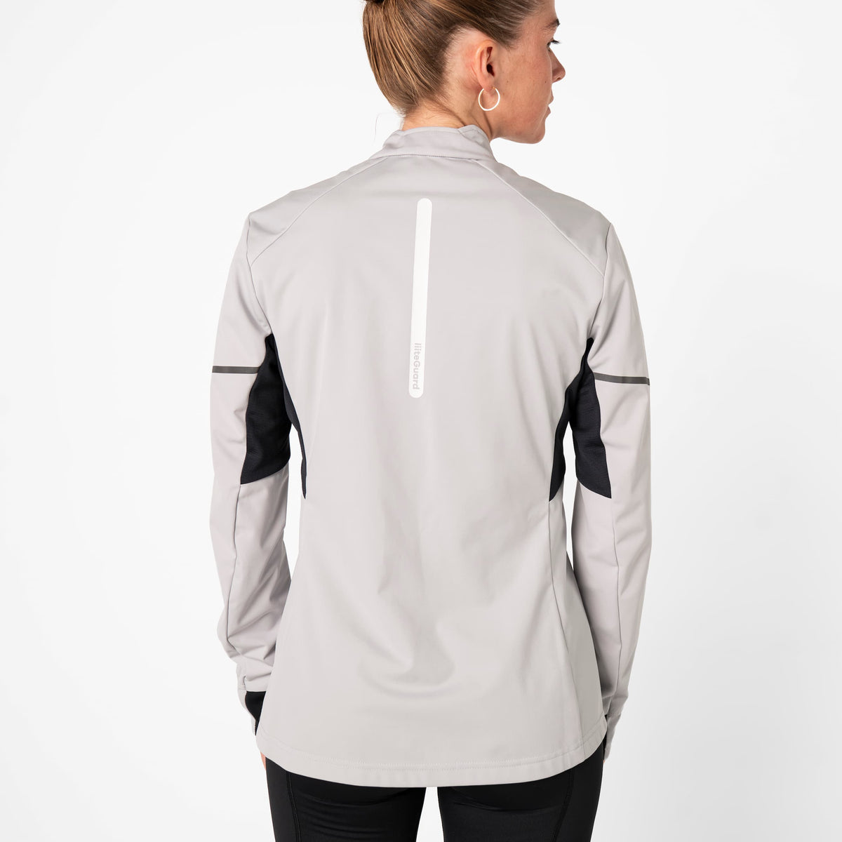 liiteGuard HYDRO-TECH RUNNING JACKET (WOMEN) Jacket Light Grey