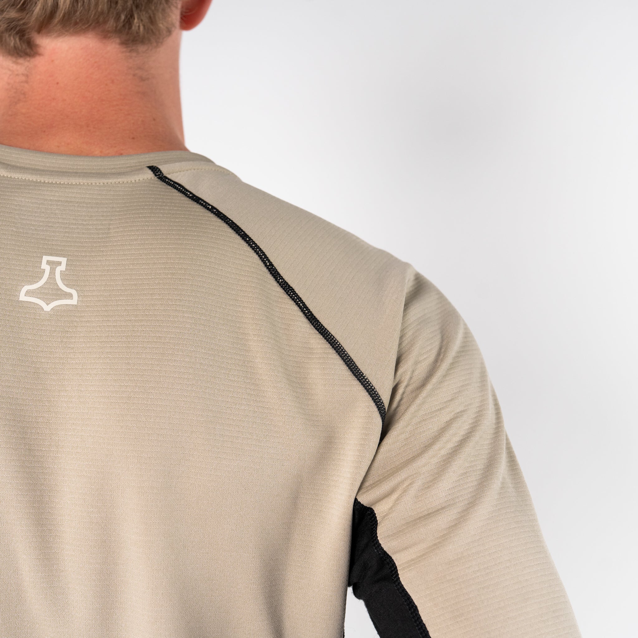 liiteGuard MERINO HYBRID LONG SLEEVE (MEN) Long Sleeve T-shirts Black/Sand