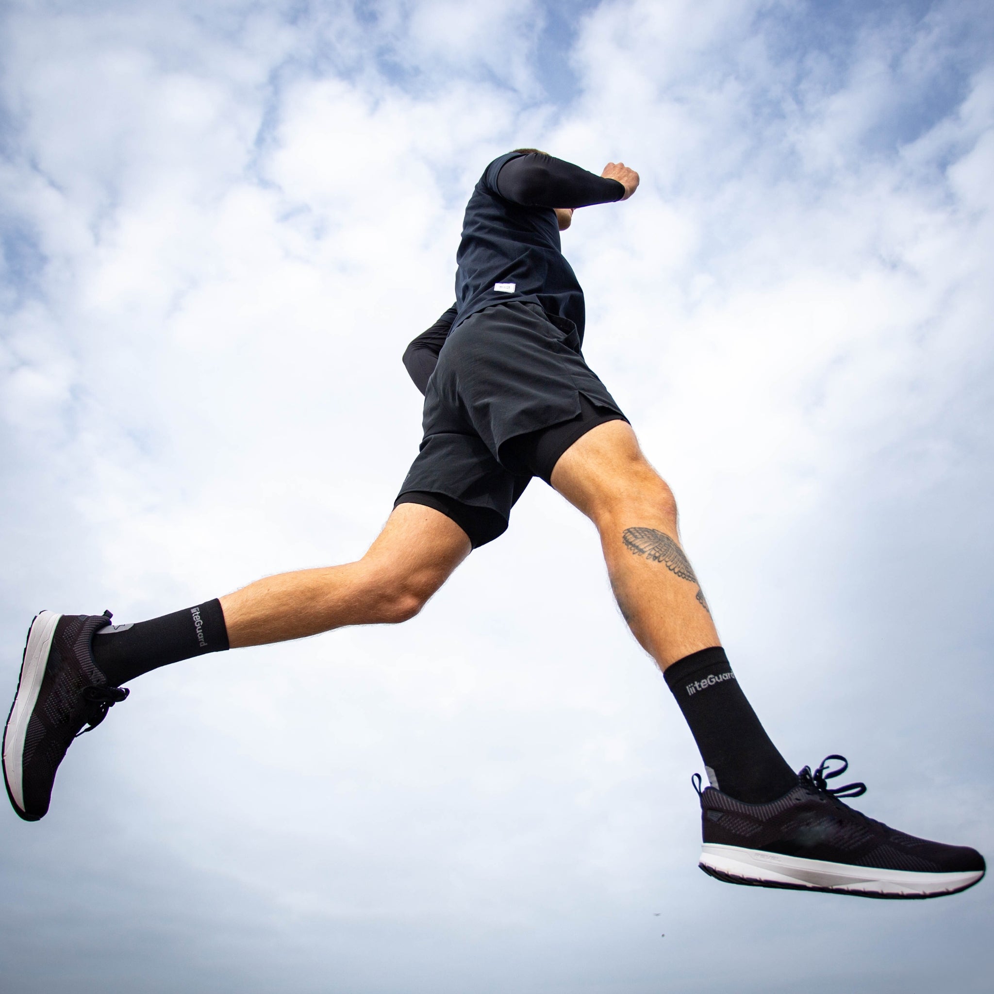liiteGuard MERINO PRO-TECH SOCK Medium socks BLACK