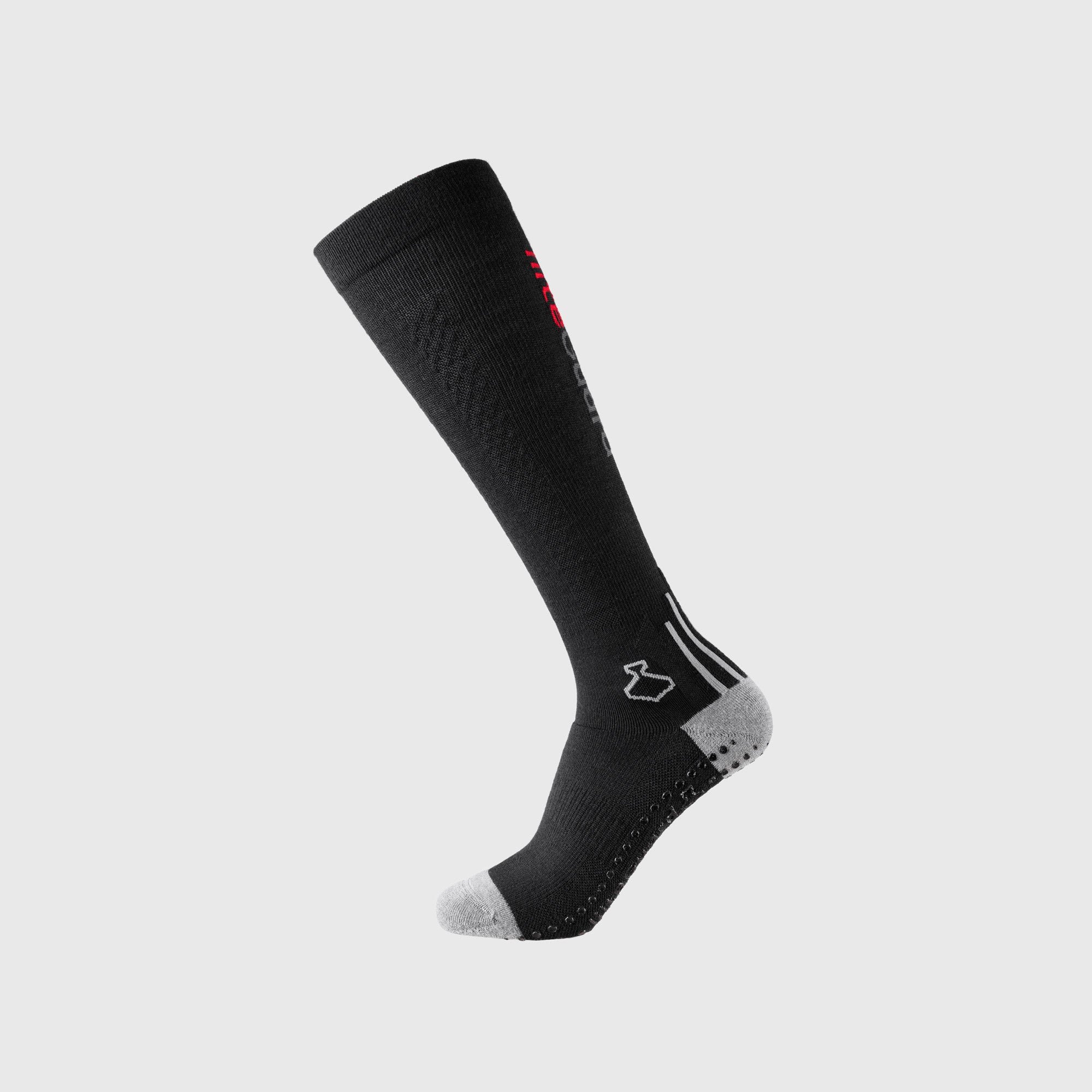 liiteGuard MERINO SHIN-TECH GRIP RUNNING SOCK Long socks BLACK