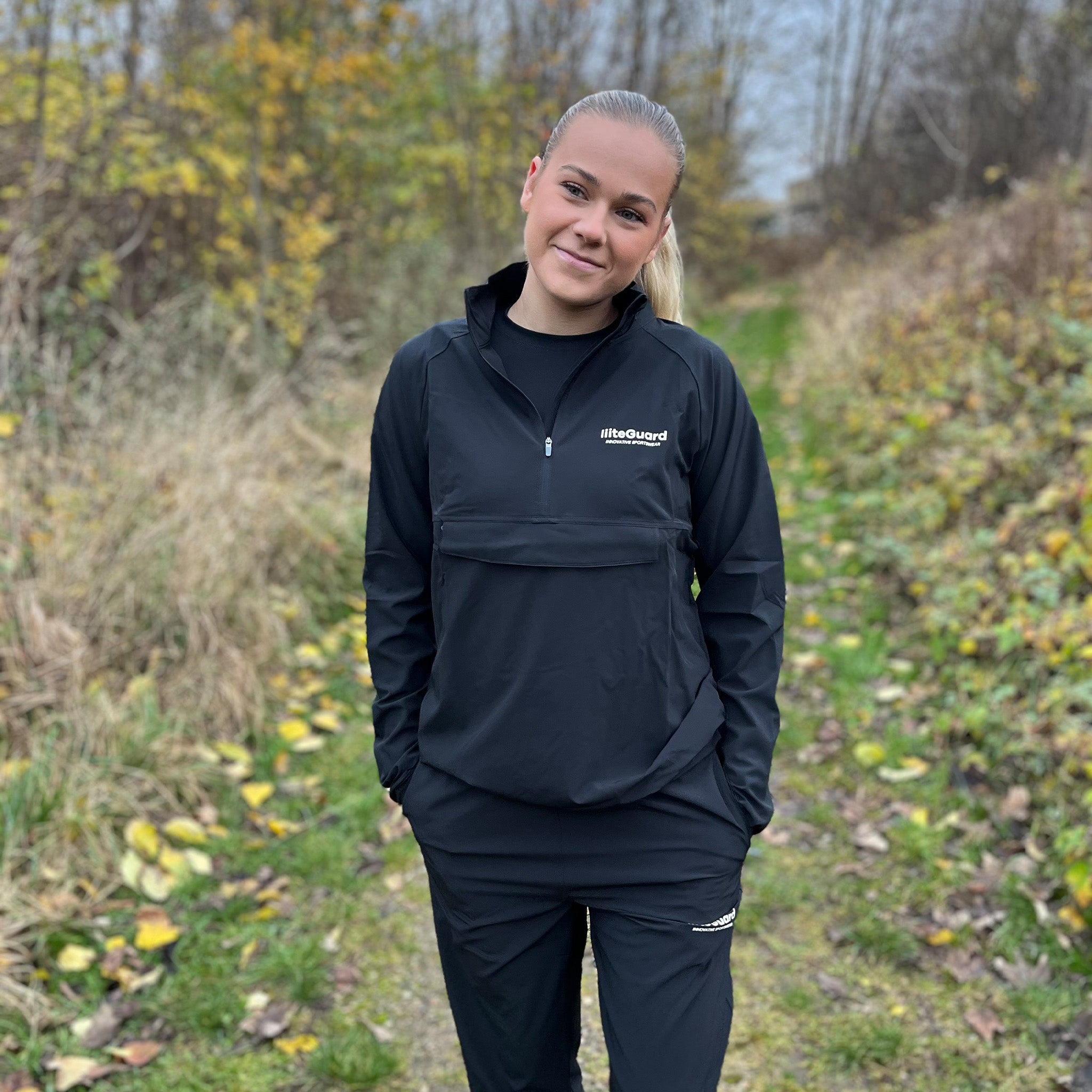 liiteGuard RE-LIITE ANORAK (UNISEX) Anorak BLACK