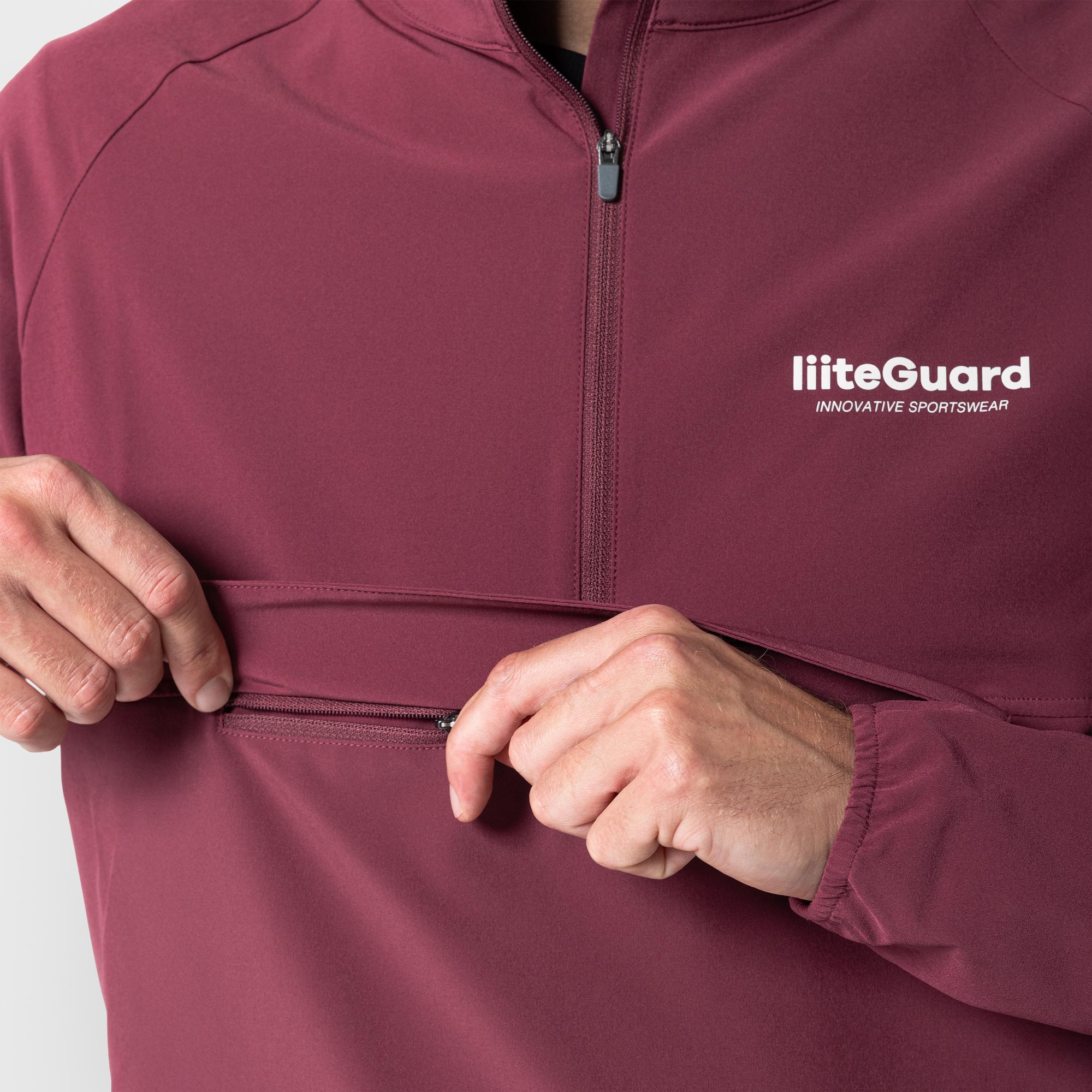 liiteGuard RE-LIITE ANORAK (UNISEX) Anorak Bordeaux