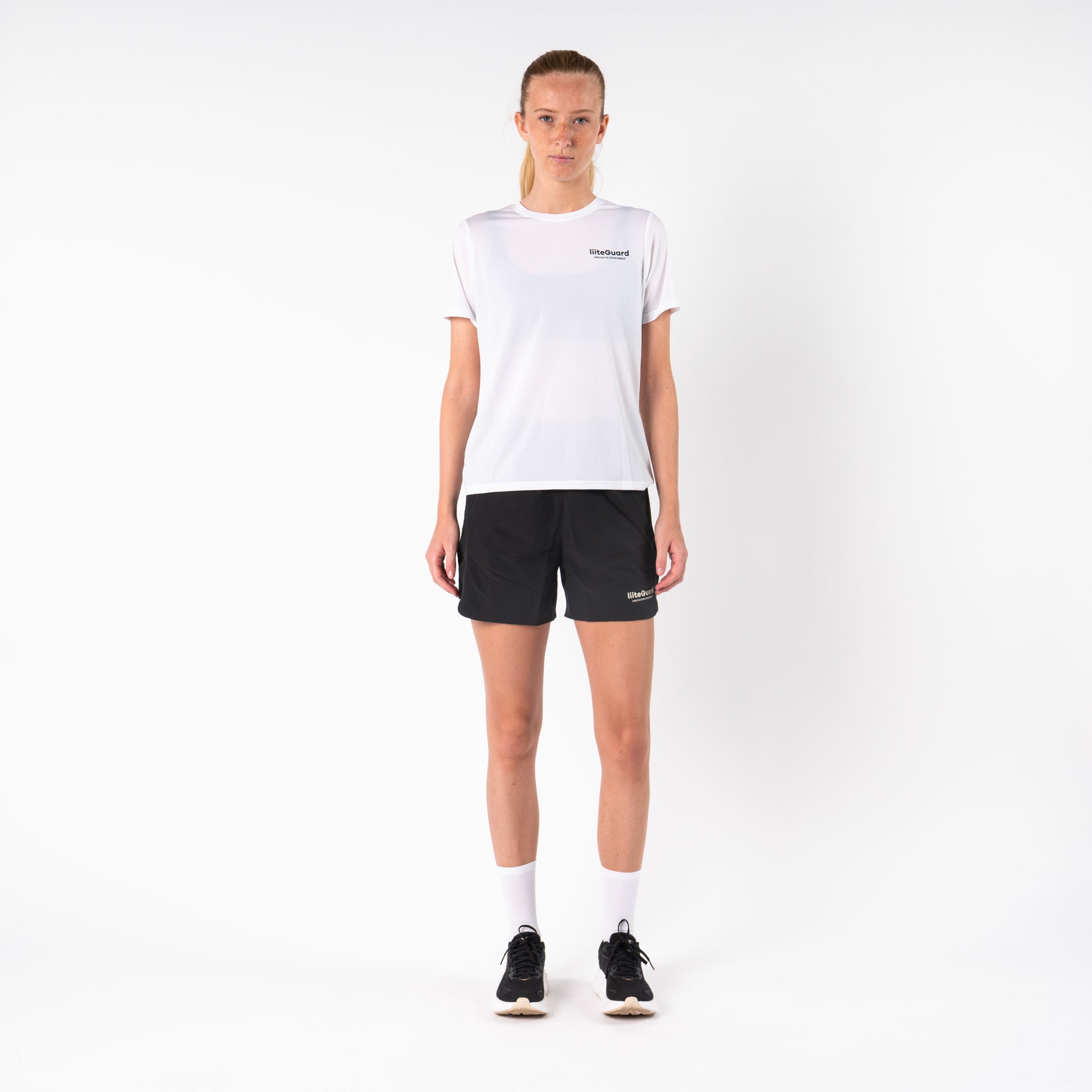 liiteGuard RE-LIITE HIGH WAIST SHORTS (WOMEN) Shorts BLACK
