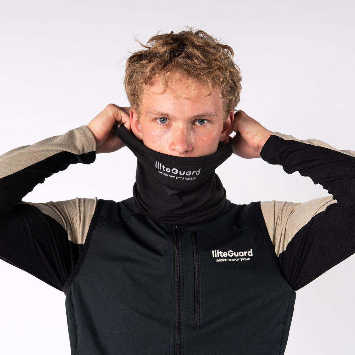 liiteGuard RUNNING NECK GAITER Accessories BLACK