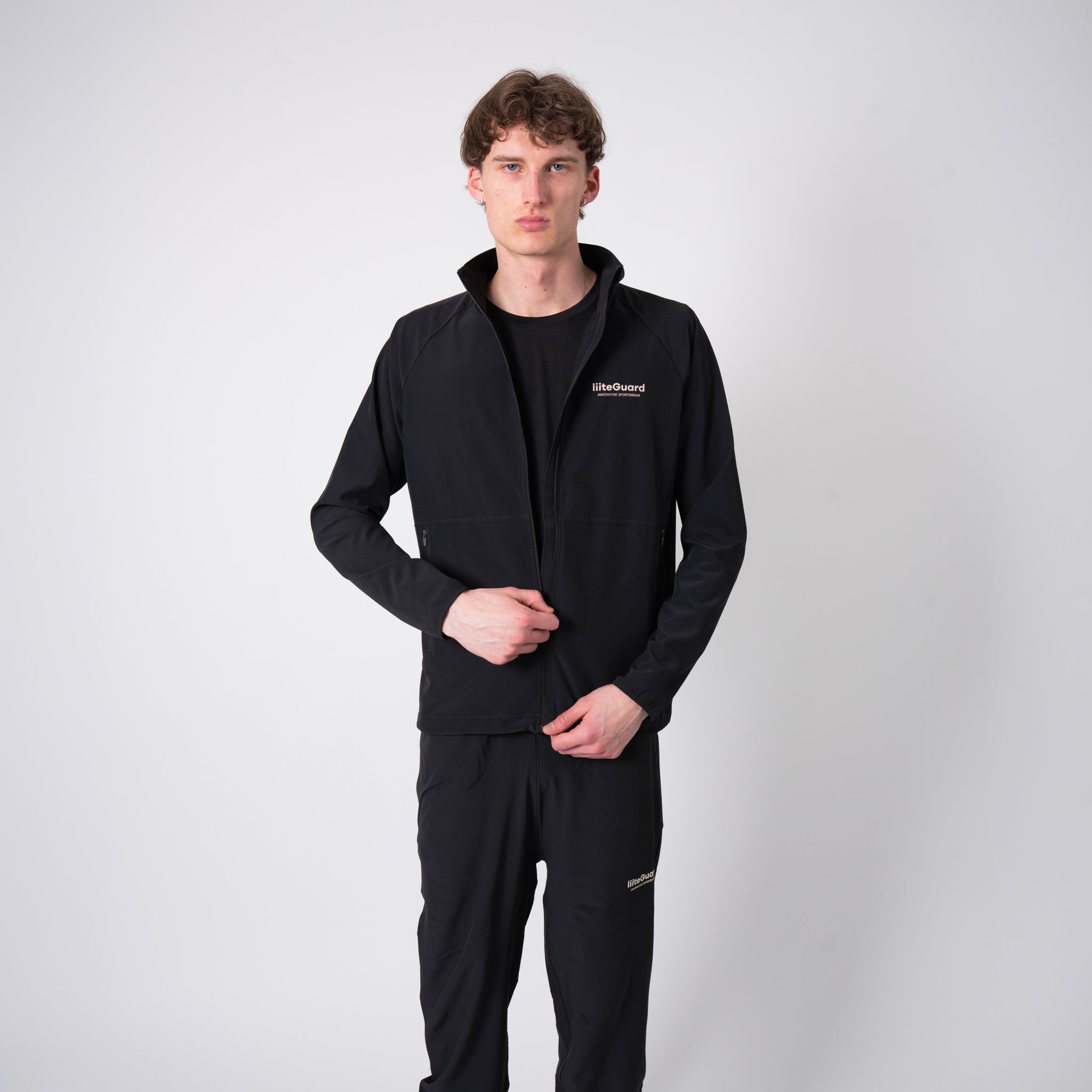 liiteGuard RE-LIITE FULL ZIP (MEN) Jacket BLACK