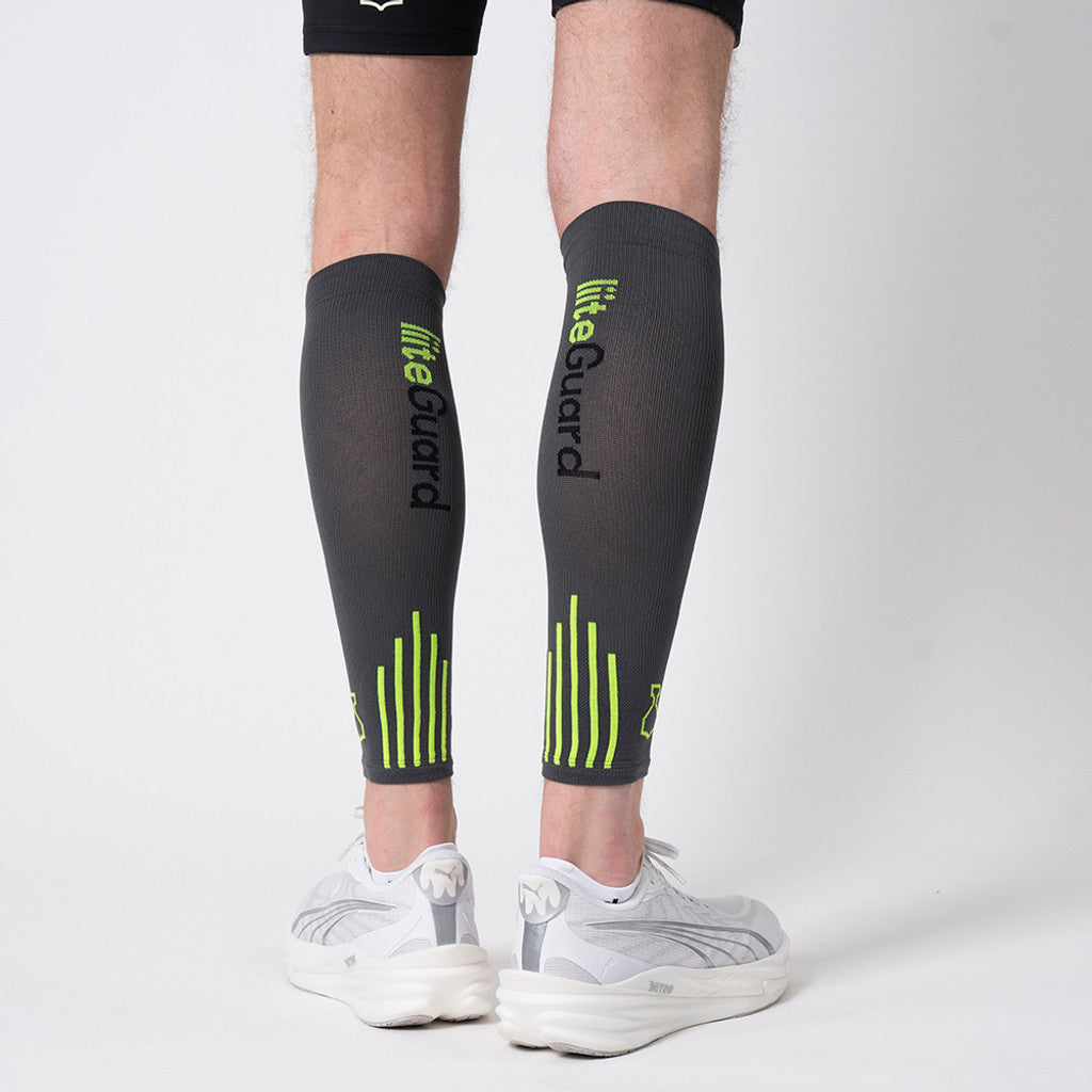 liiteGuard SHIN-TECH COMPRESSION CALF SLEEVES Leg sleeve Ebony