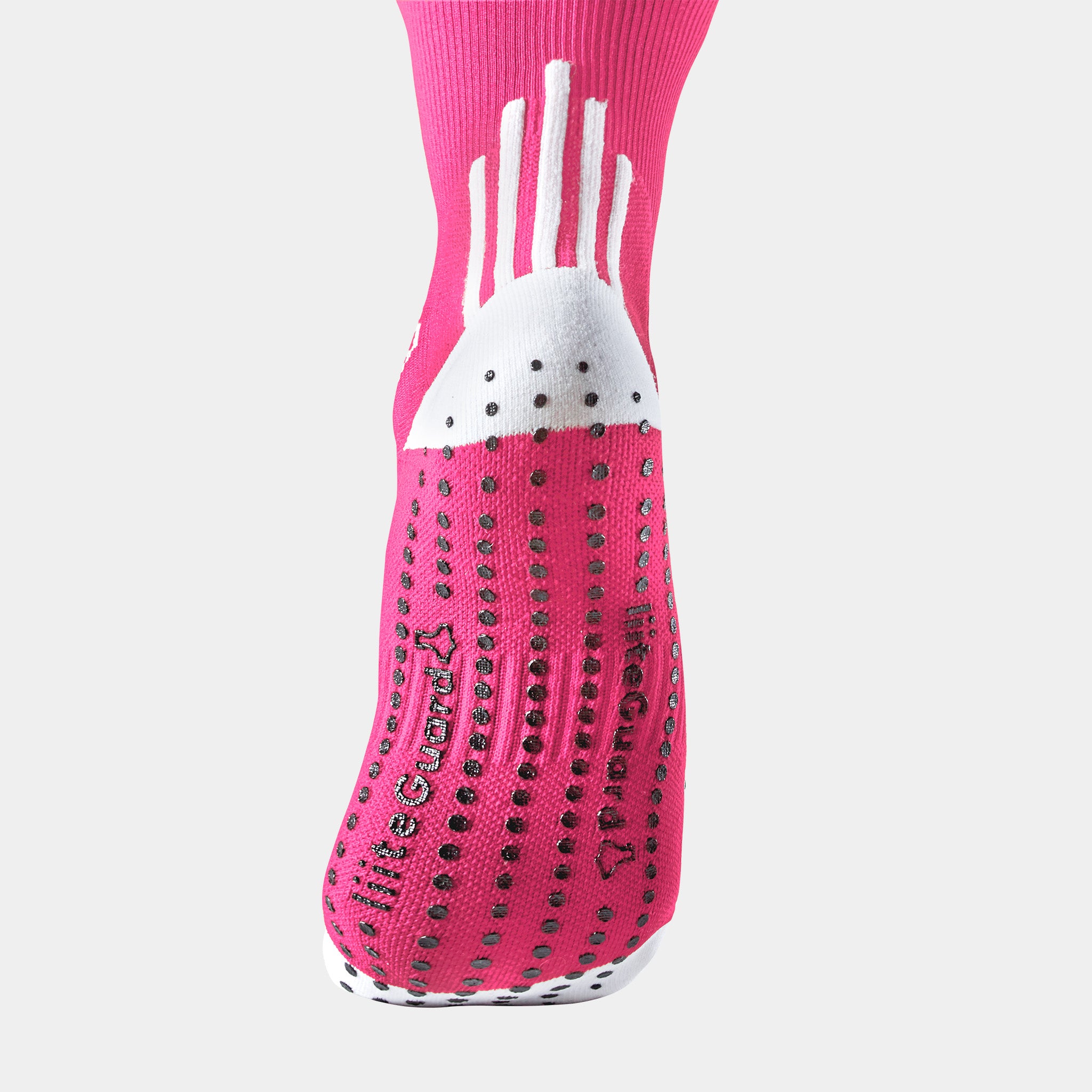 liiteGuard SHIN-TECH GRIP RUNNING SOCK Long socks PINK