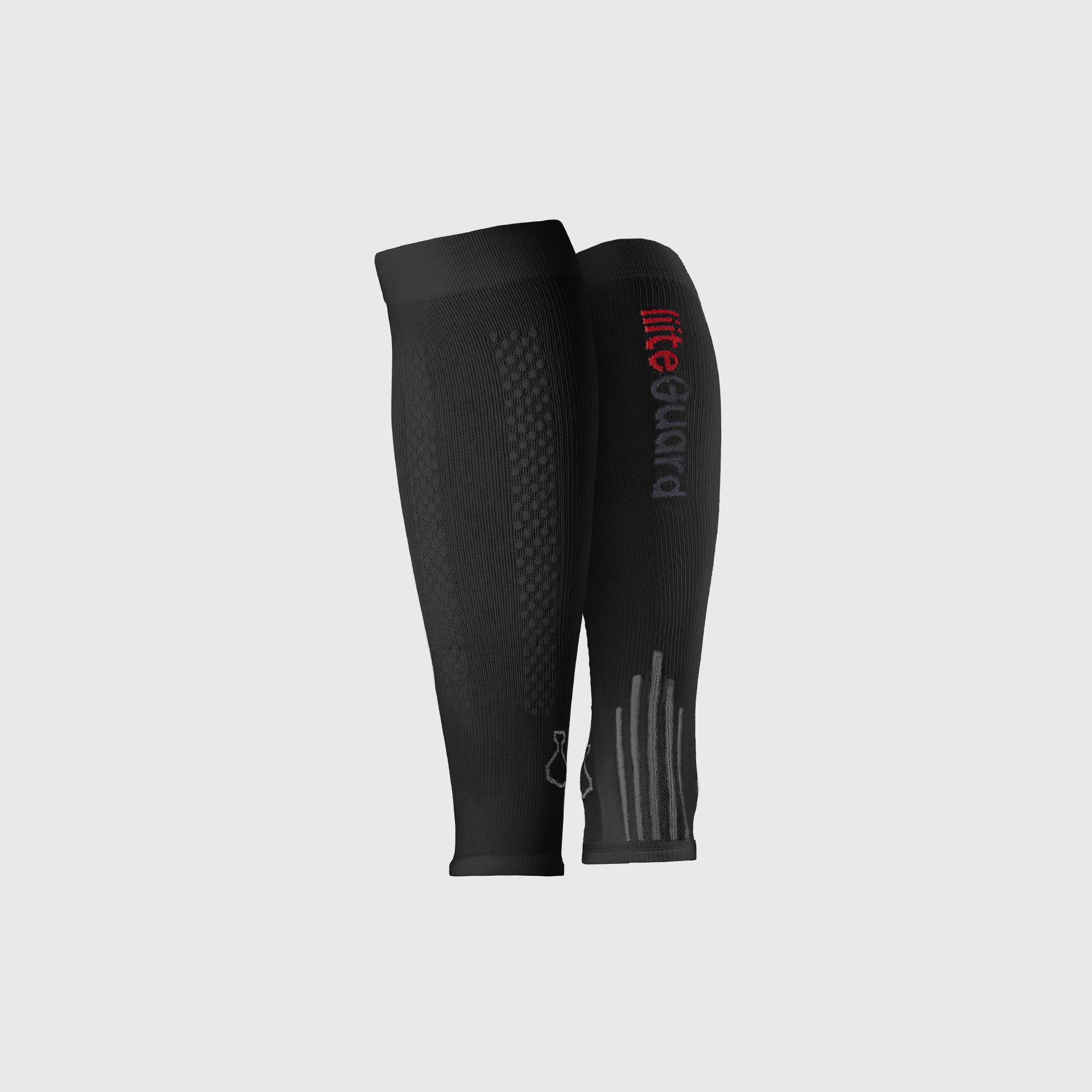 Liiteguard SHIN-TECH COMPRESSION CALF SLEEVE Leg sleeve BLACK