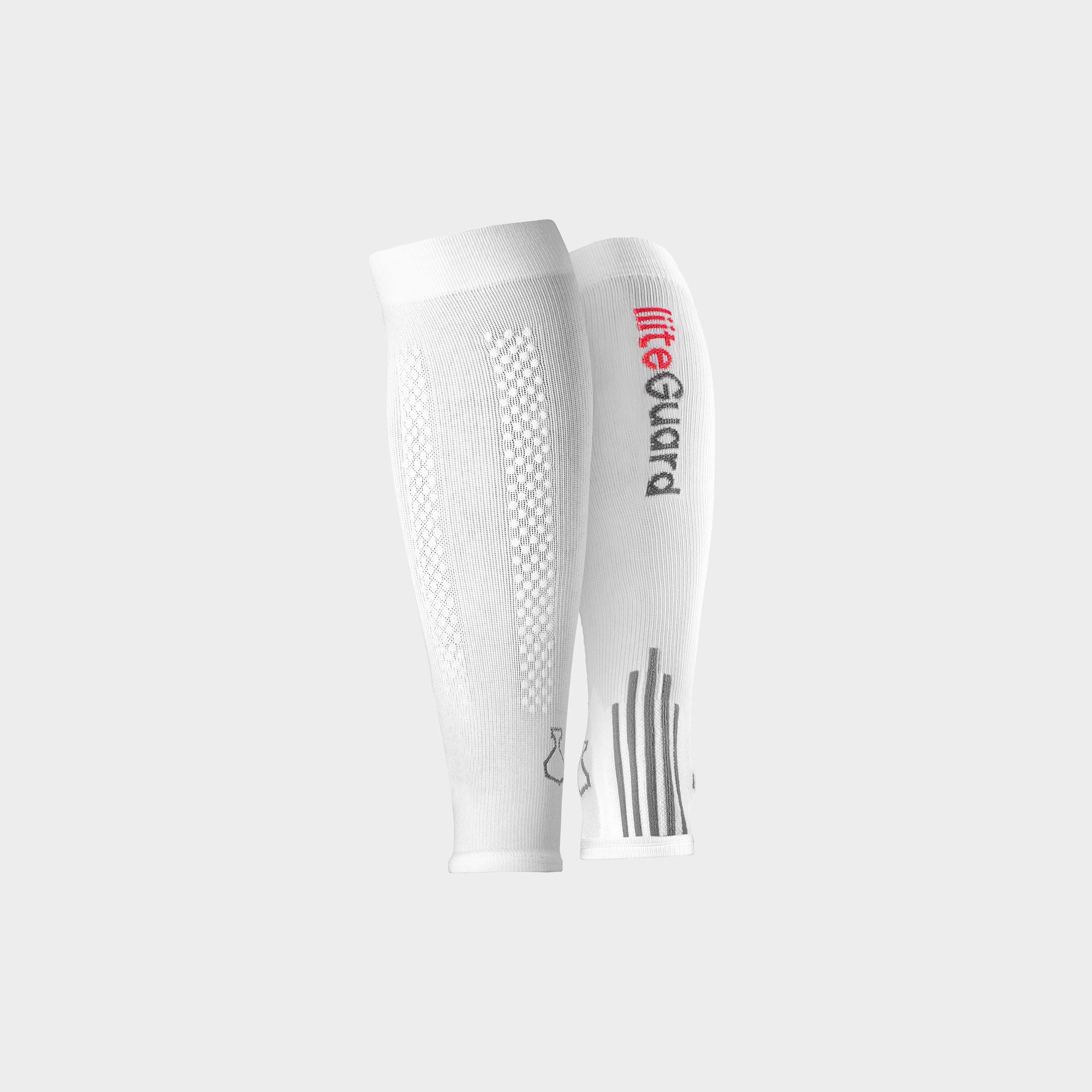 liiteGuard SHIN-TECH COMPRESSION CALF SLEEVE Leg sleeve WHITE