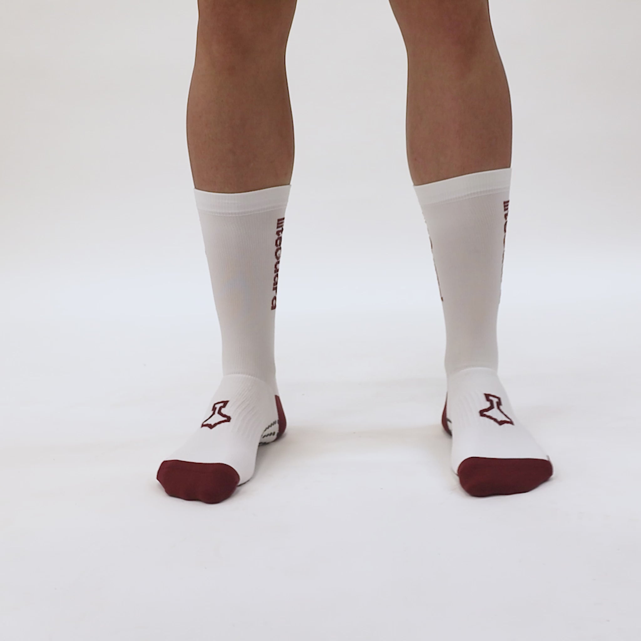 liiteGuard PRO-TECH LG SOCK Medium socks White/Bordeaux