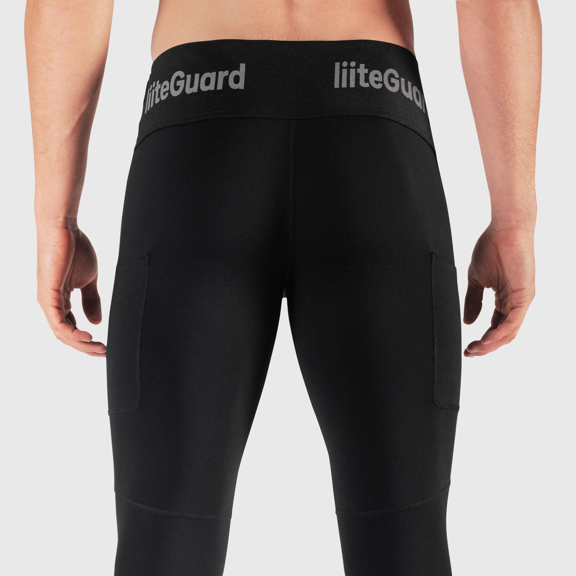 liiteGuard GLU-TECH HOT LONG TIGHTS (MEN) Long tights BLACK