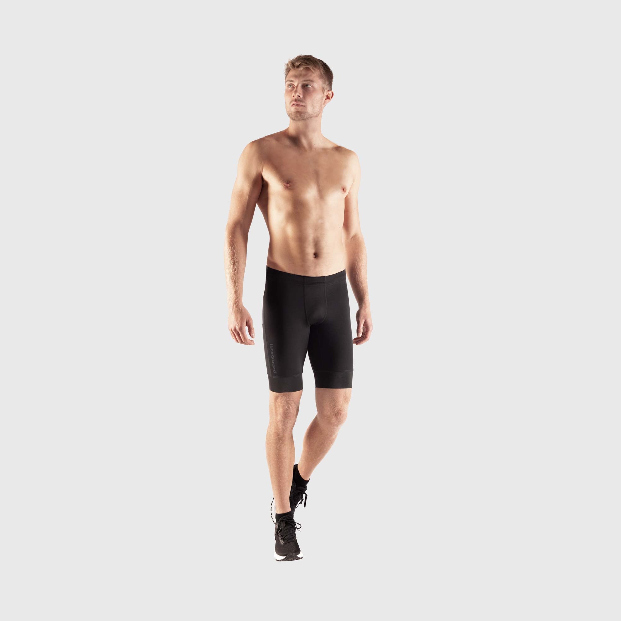 liiteGuard GLU-TECH INFINITY TIGHTS (MEN) Short tights BLACK