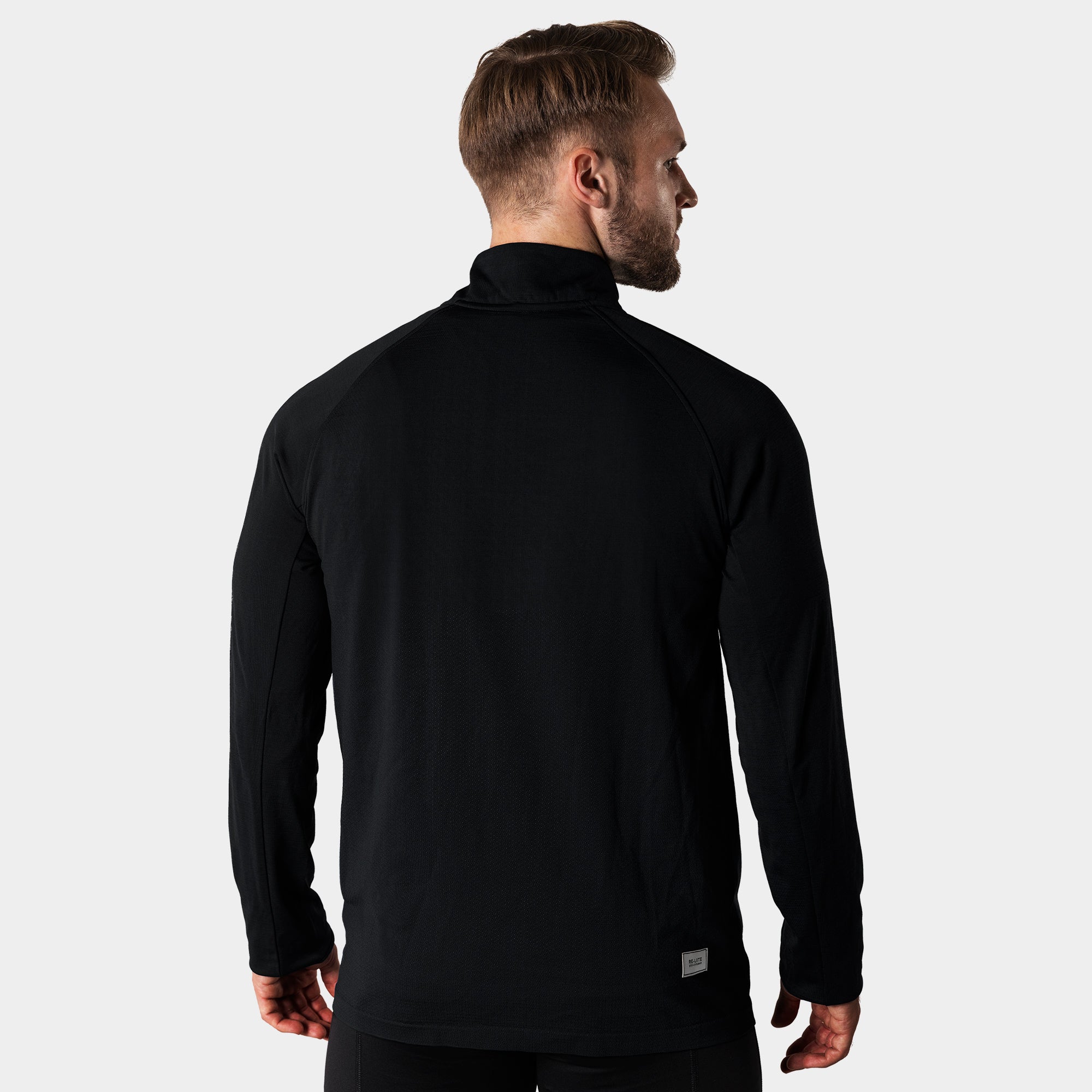 Liiteguard RE-LIITE 1/4 ZIP SHIRT (Men) Zippers BLACK