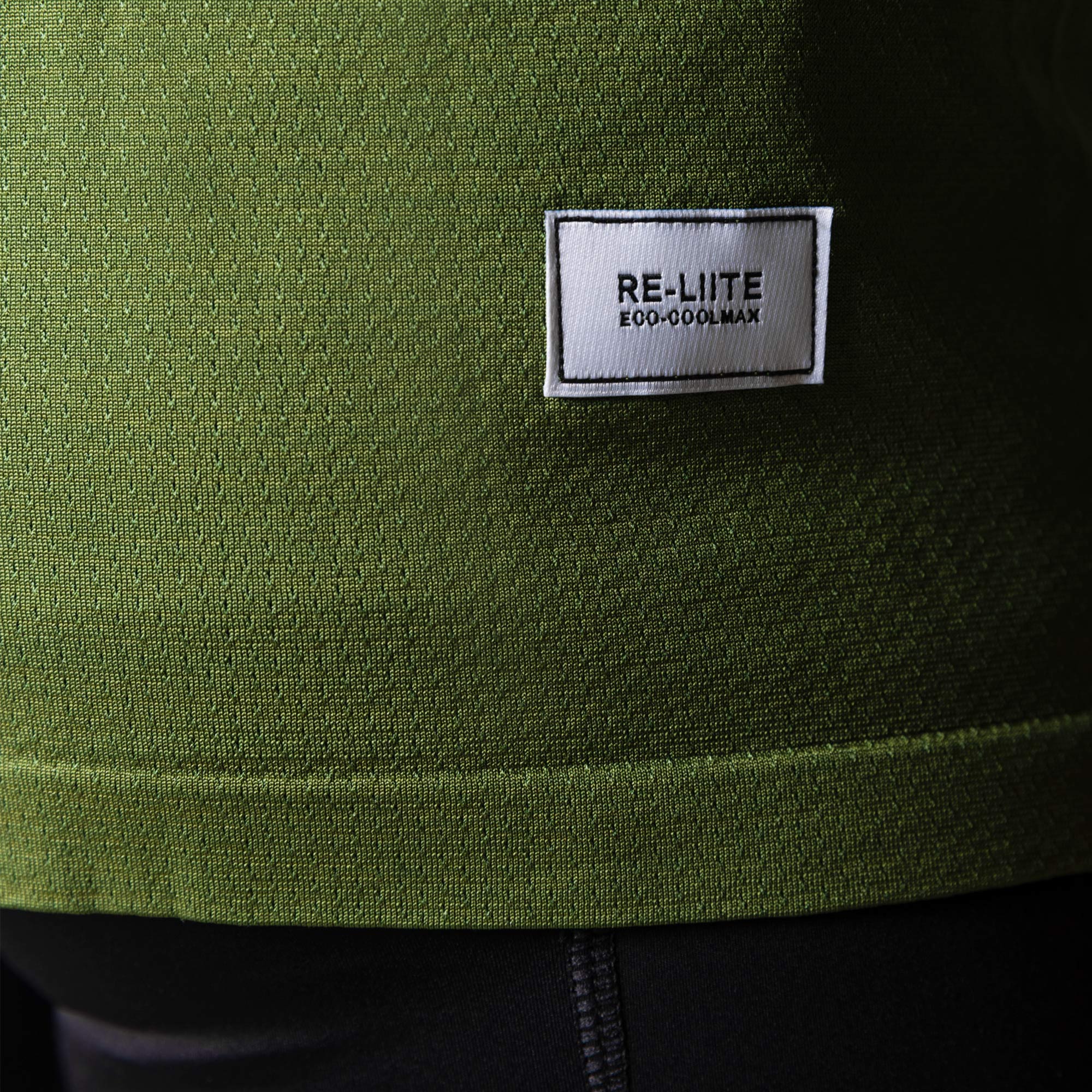 Liiteguard RE-LIITE 1/4 ZIP SHIRT (Men) Zippers GREEN