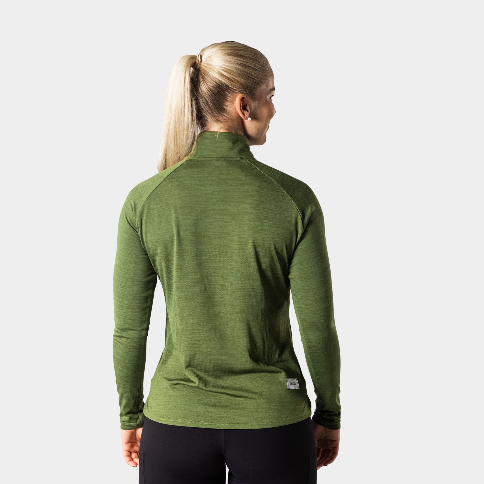 liiteGuard RE-LIITE 1/4 ZIP SHIRT (WOMEN) Zippers GREEN
