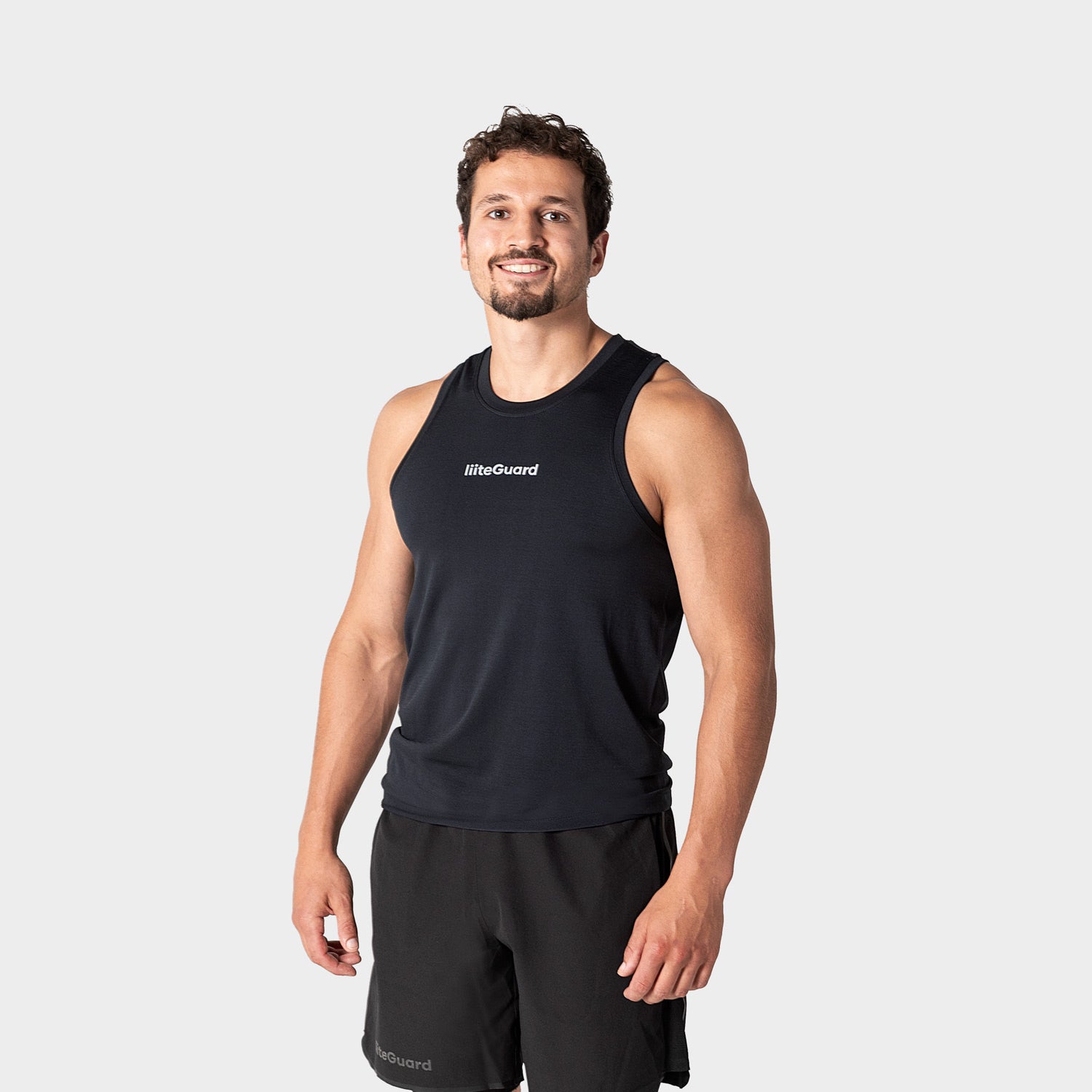 liiteGuard RE-LIITE SINGLET (MEN) Singlet BLACK