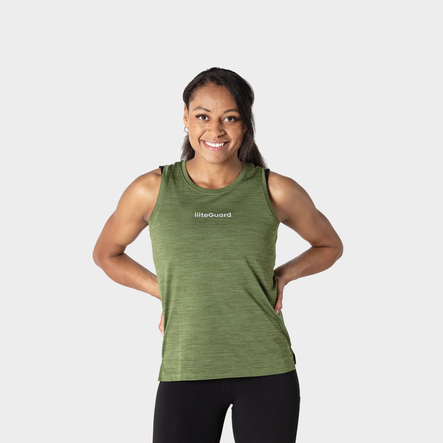 Liiteguard RE-LIITE SINGLET (Women) Singlet GREEN